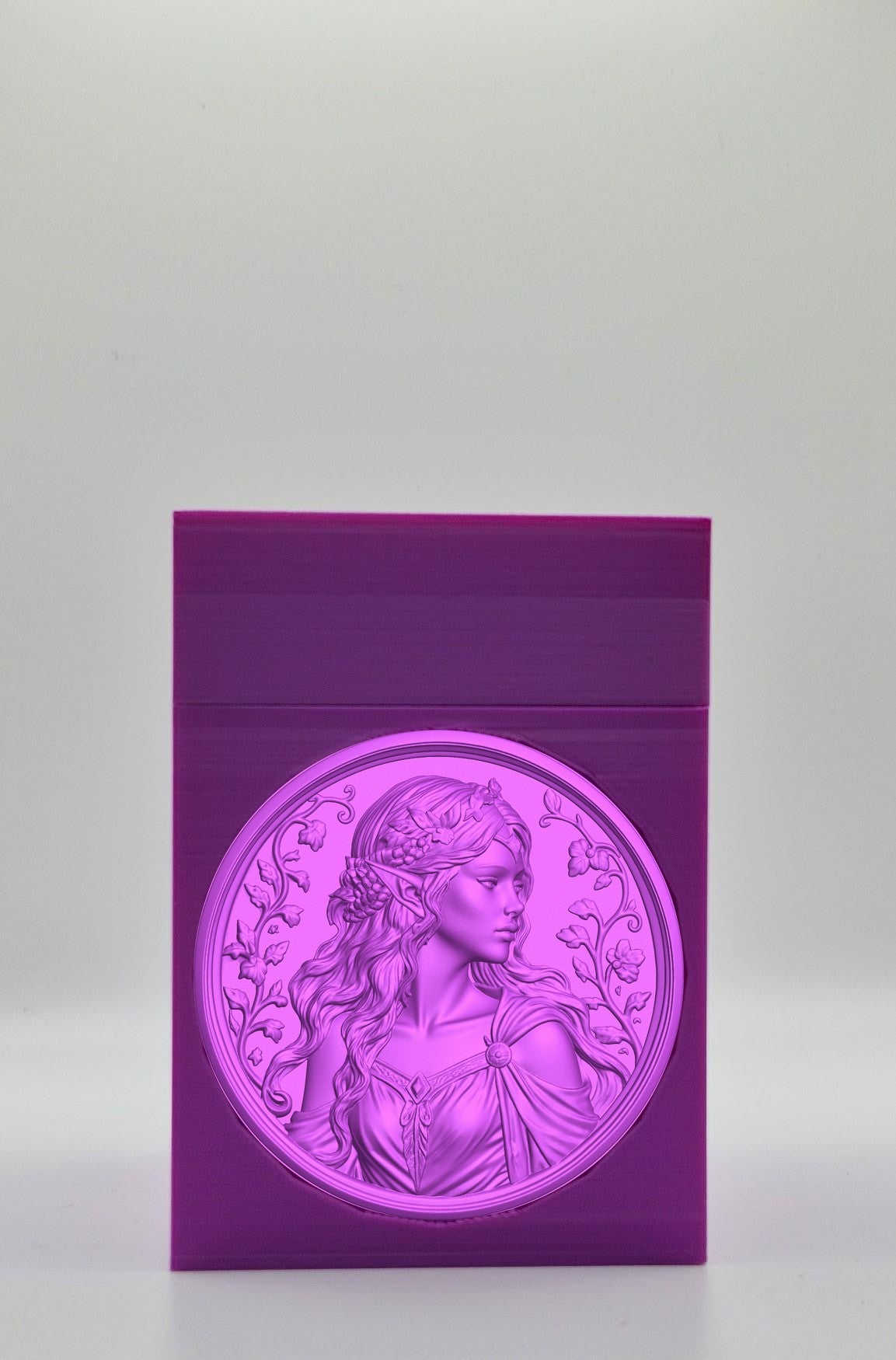 Elf Maiden Card Box — Purple