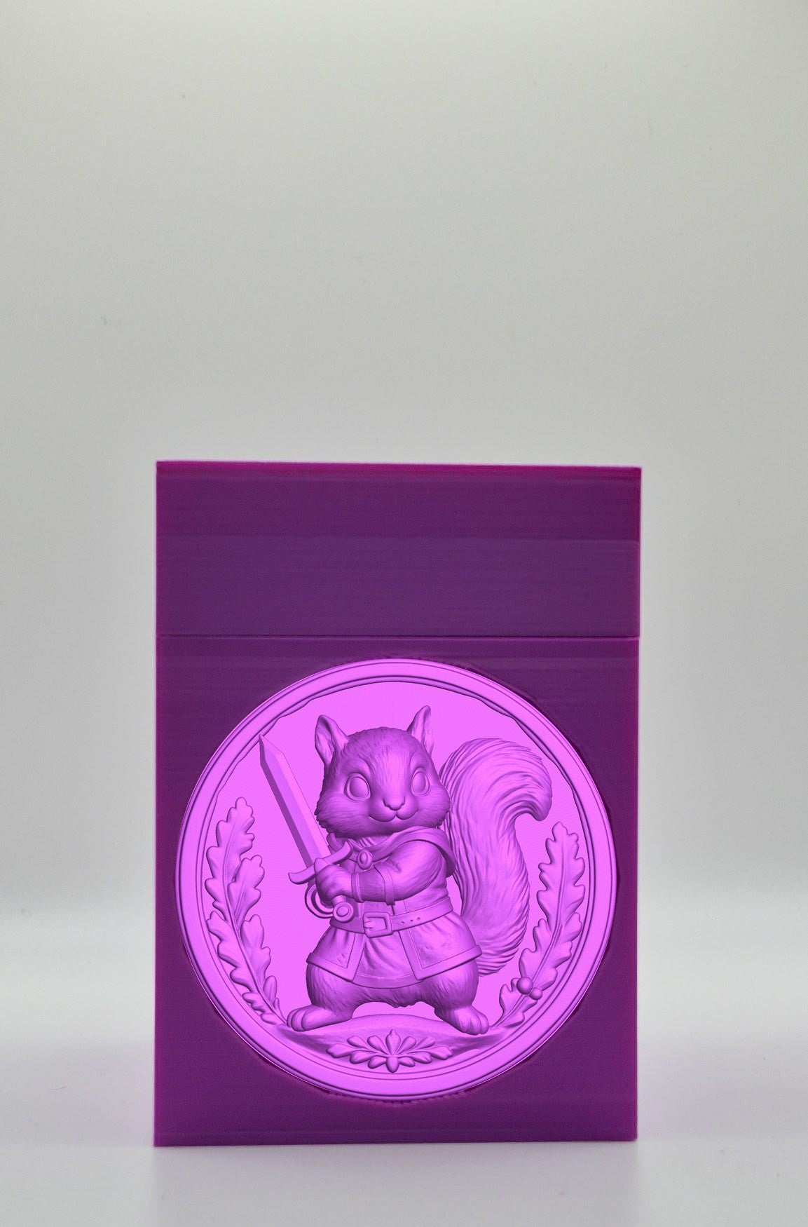 Squirrel Card Box — Purple
