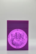 Zombie King Card Box - Purple Plain box with Purple background and Purple medallion