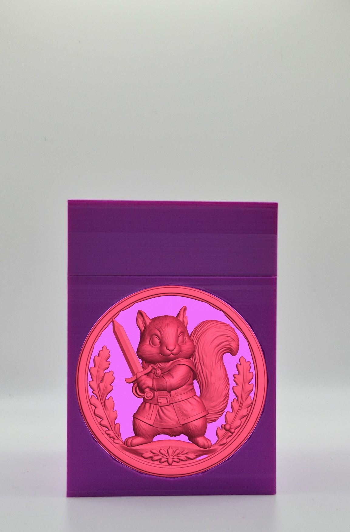 Squirrel Card Box — Purple