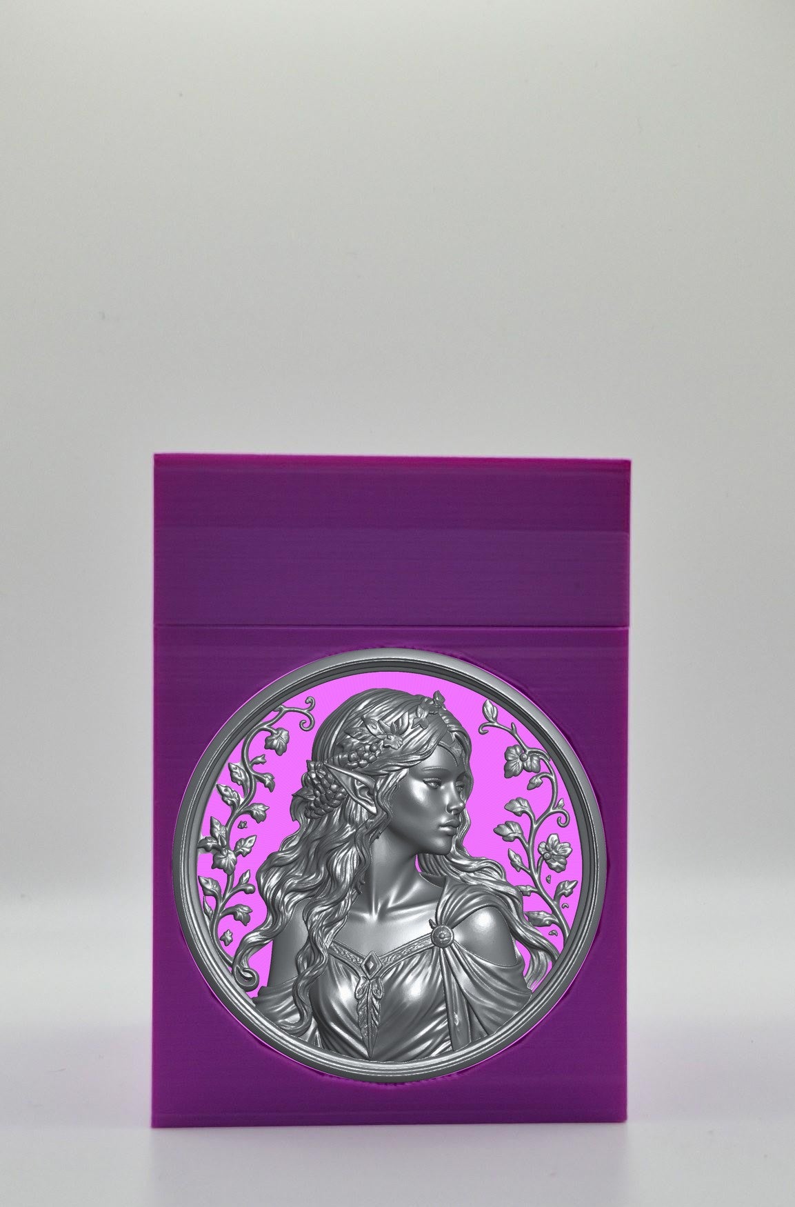 Elf Maiden Card Box — Purple