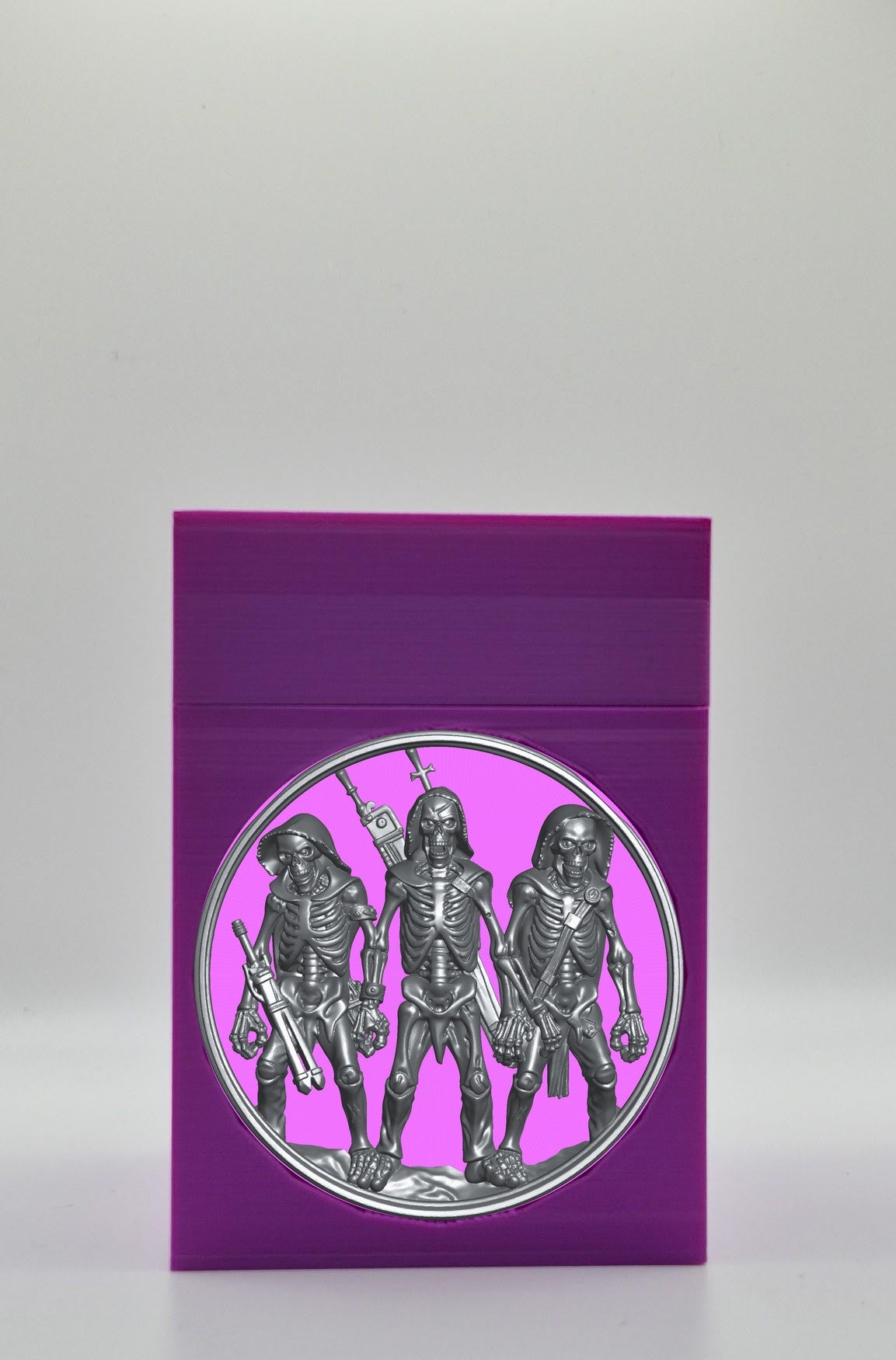 Skeleton Army Card Box — Purple