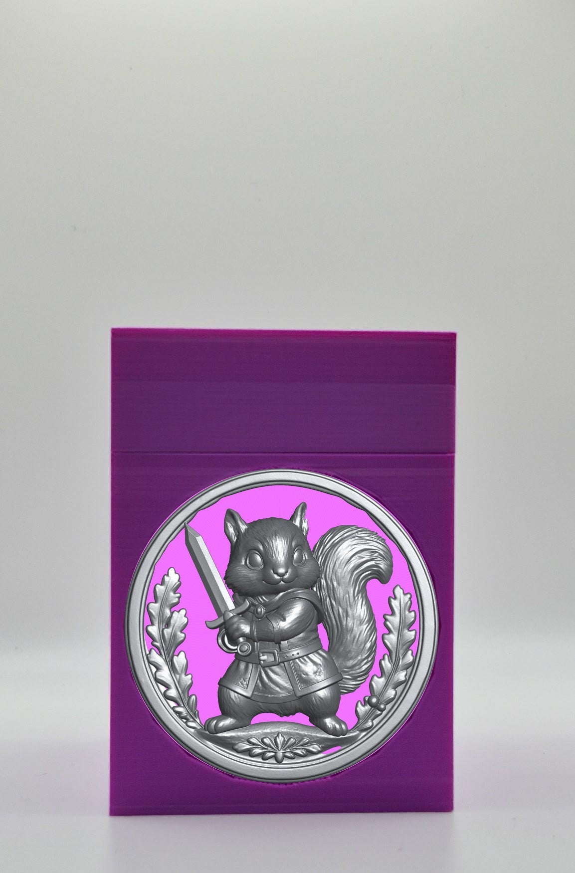 Squirrel Card Box — Purple