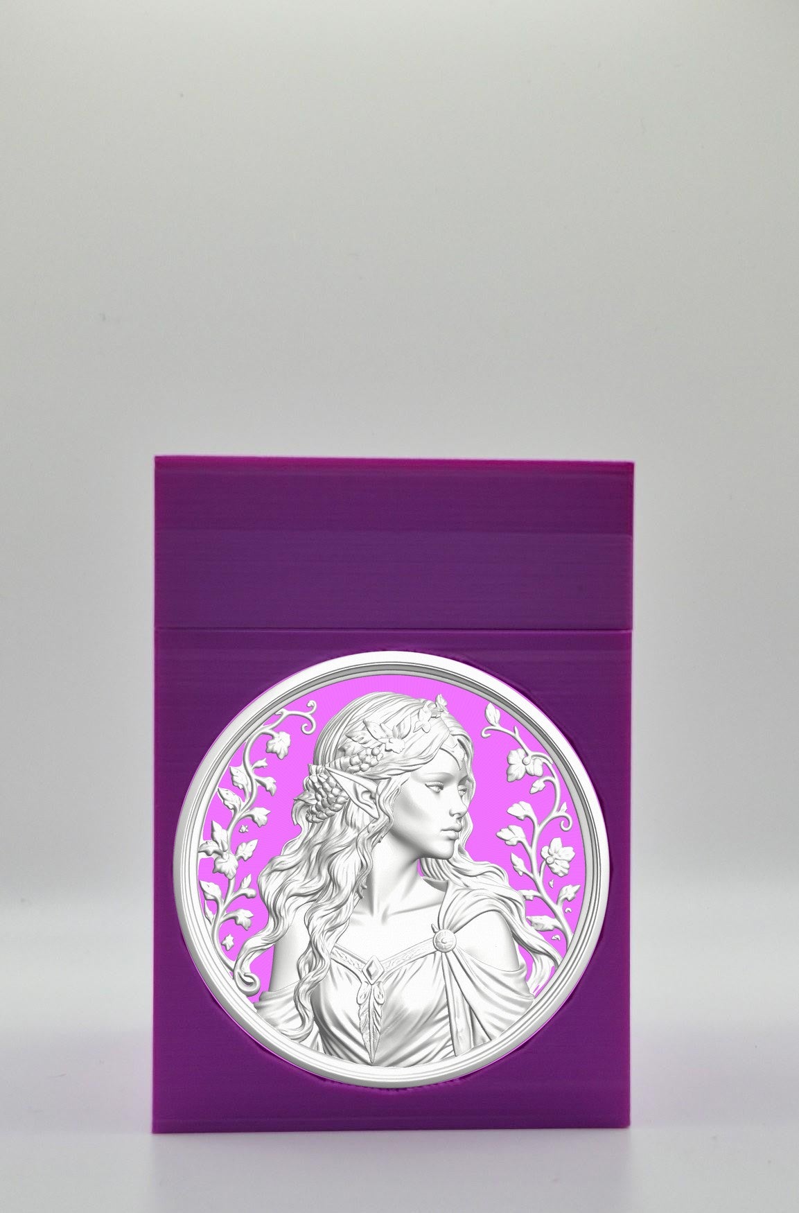 Elf Maiden Card Box — Purple