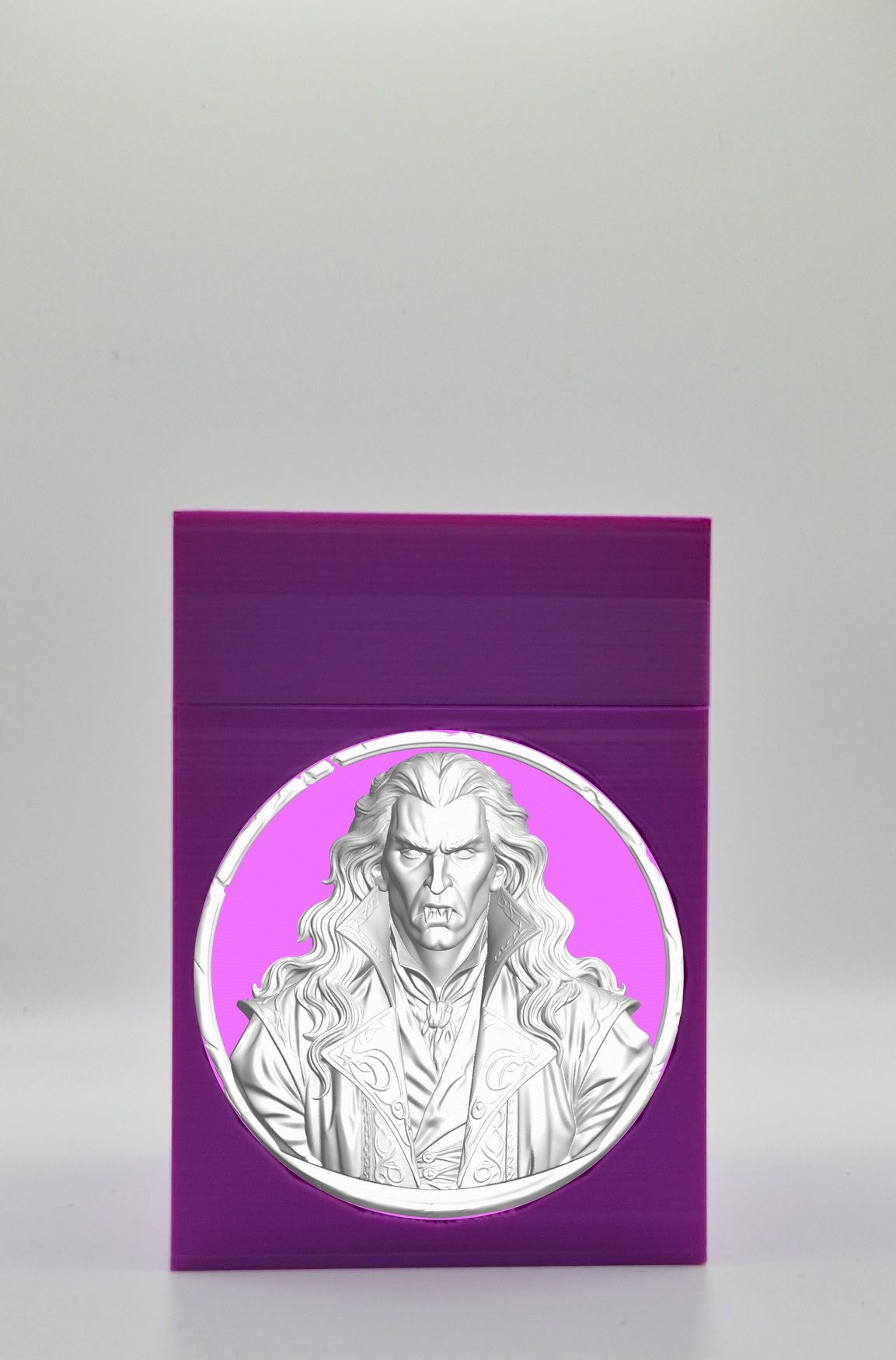 Gothic Vampire Card Box — Purple