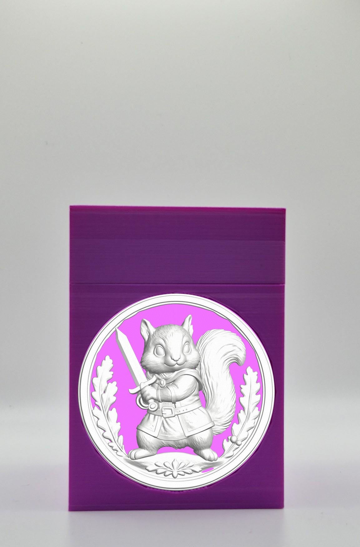 Squirrel Card Box — Purple