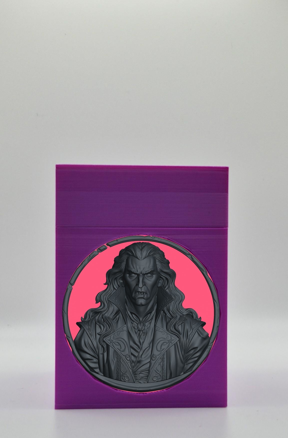 Gothic Vampire Card Box — Purple