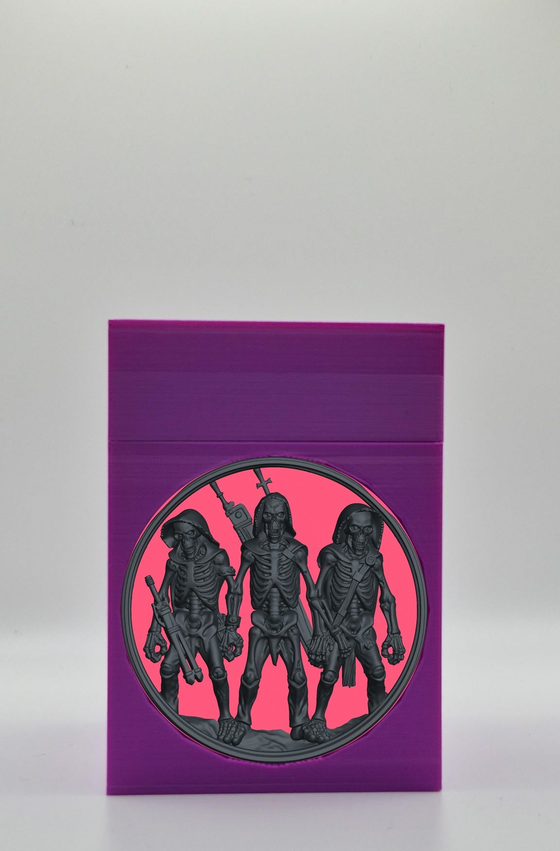 Skeleton Army Card Box — Purple