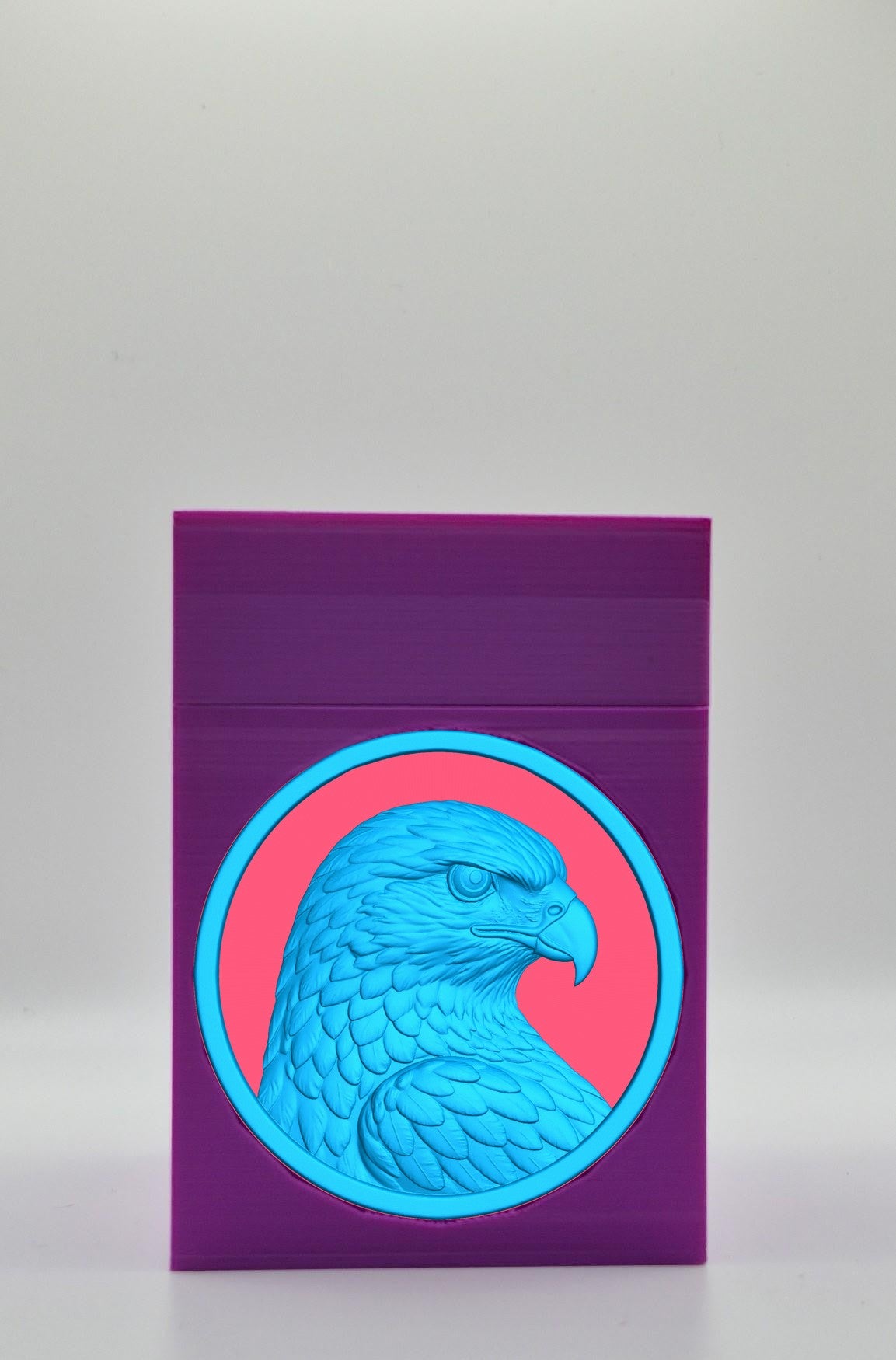 Eagle Card Box — Purple