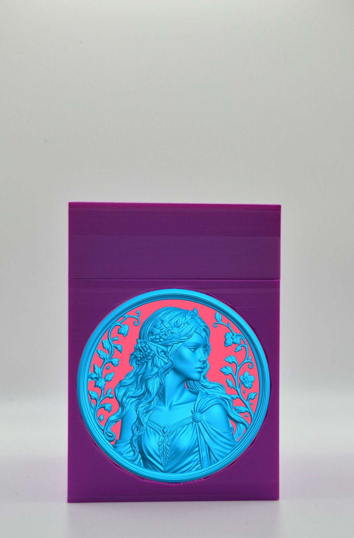 Elf Maiden Card Box — Purple