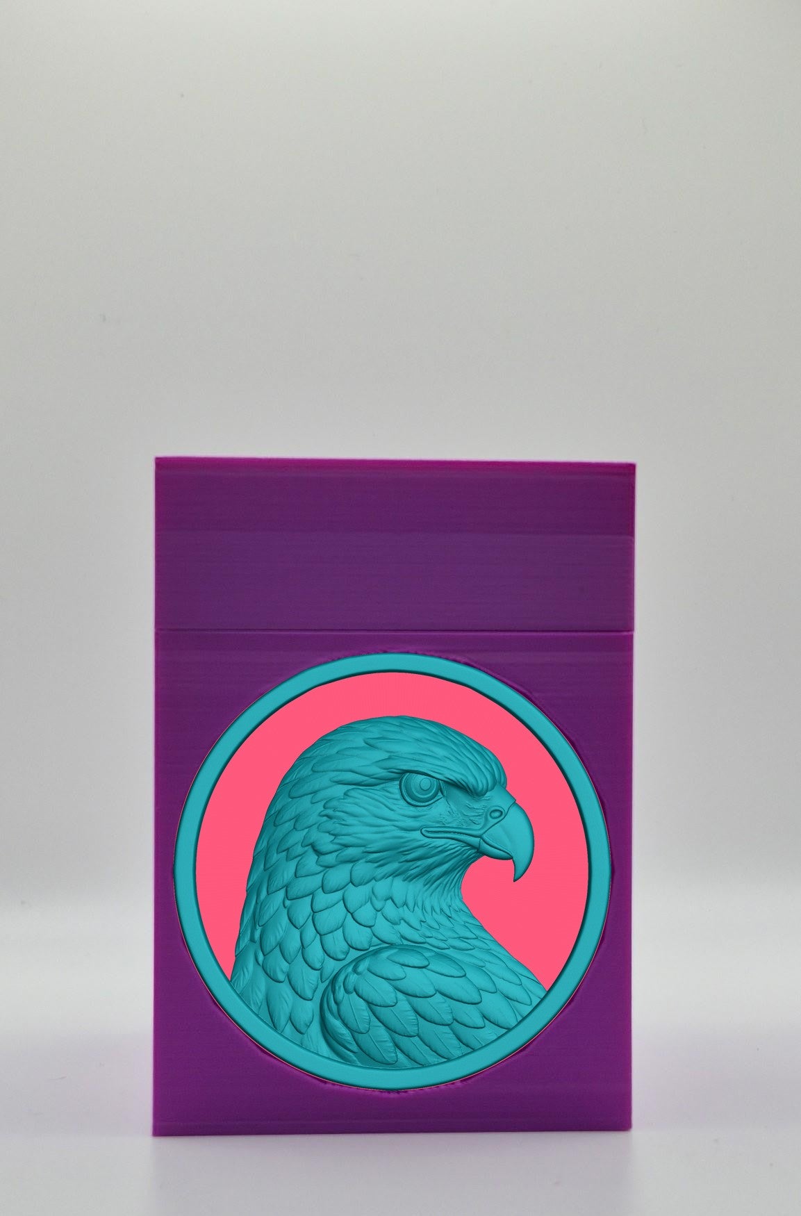 Eagle Card Box — Purple