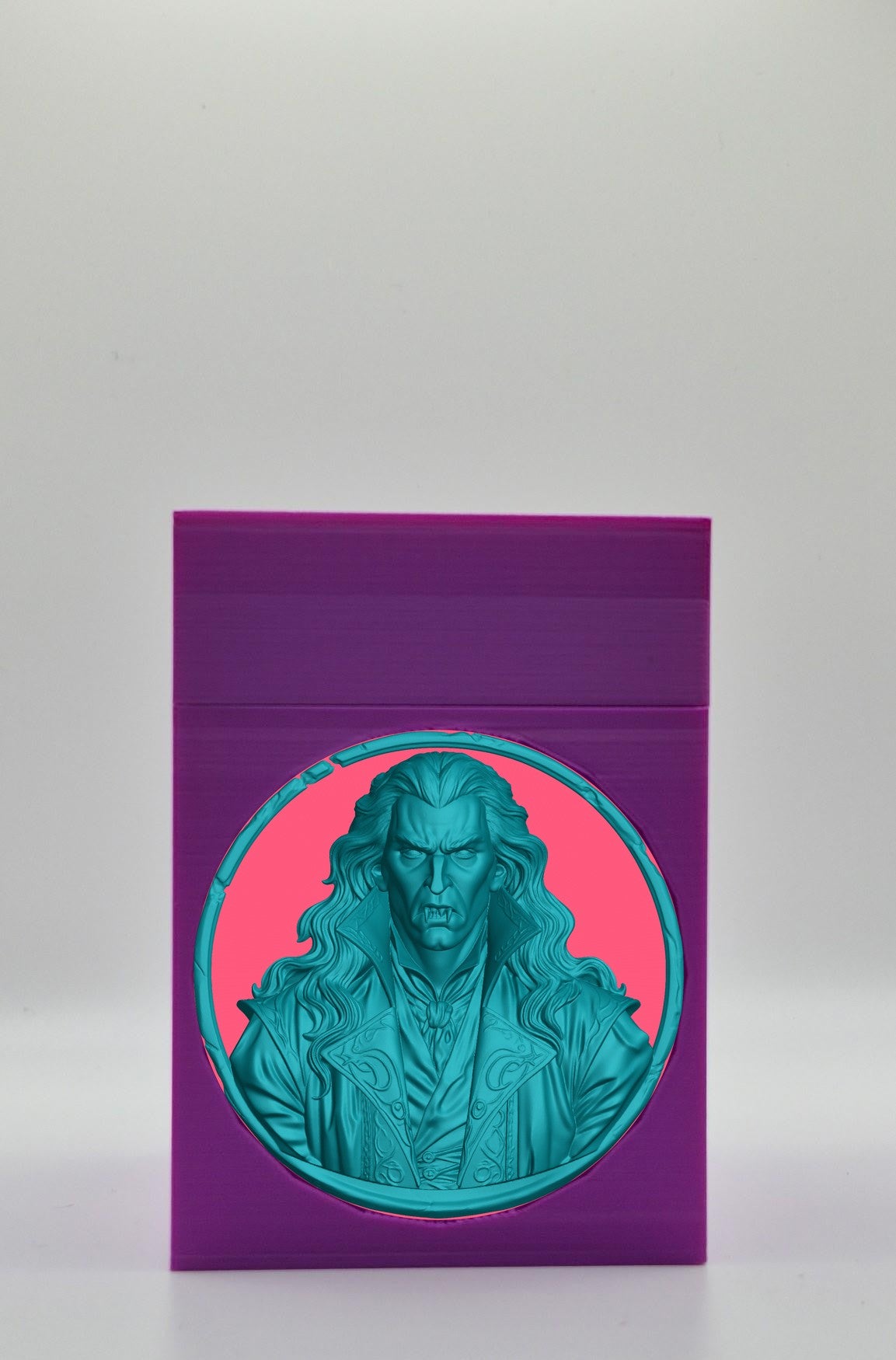 Gothic Vampire Card Box — Purple