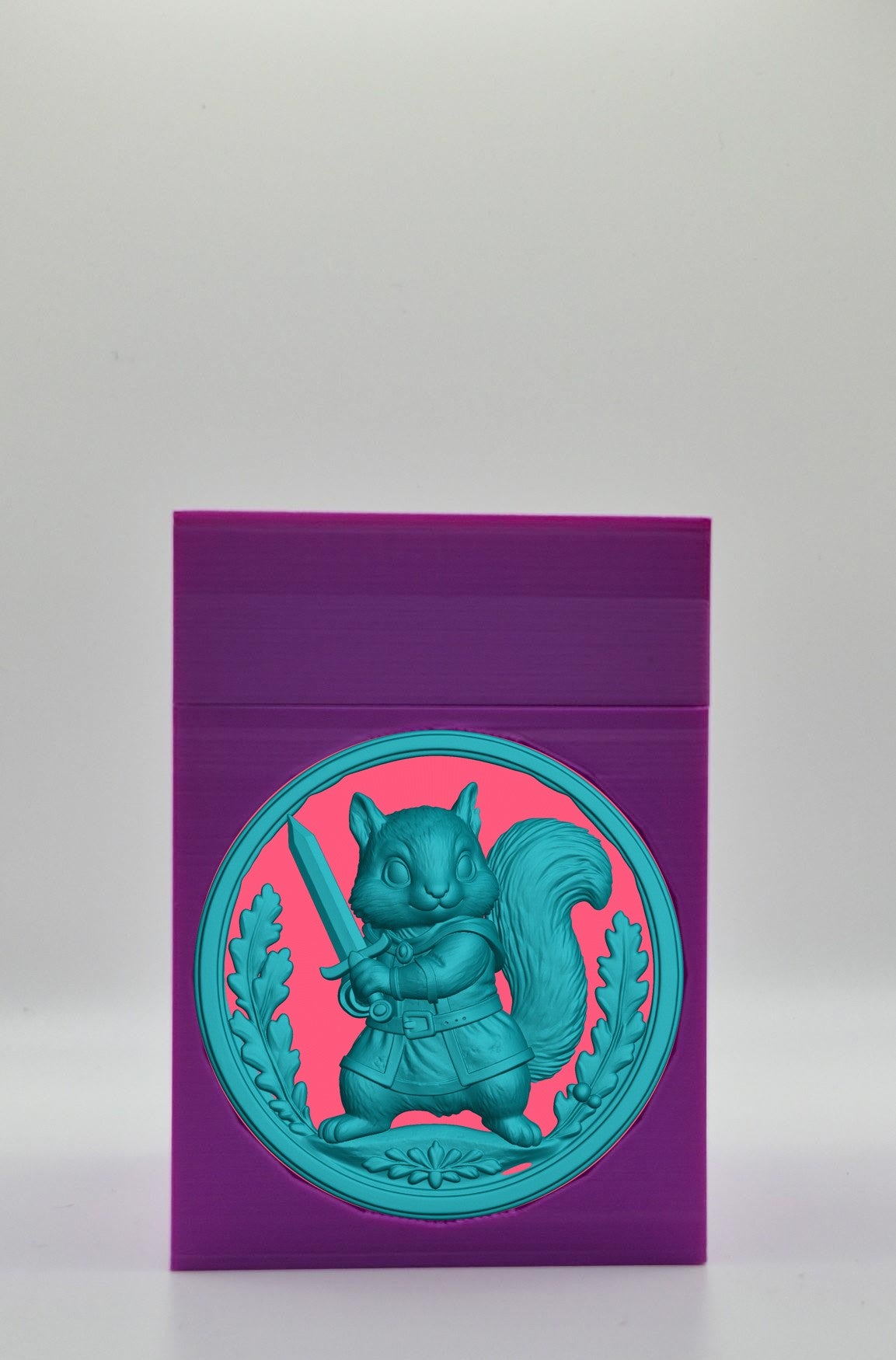Squirrel Card Box — Purple