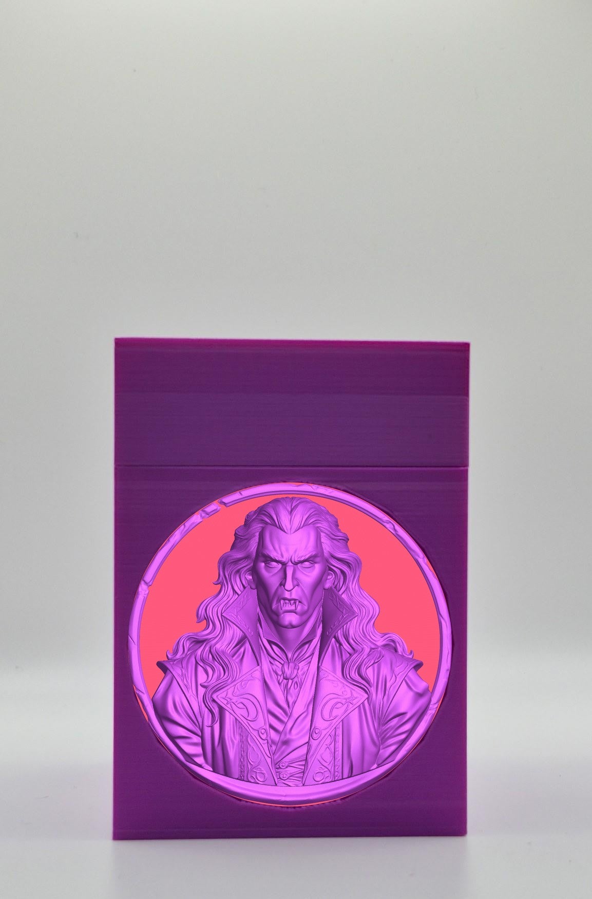 Gothic Vampire Card Box — Purple