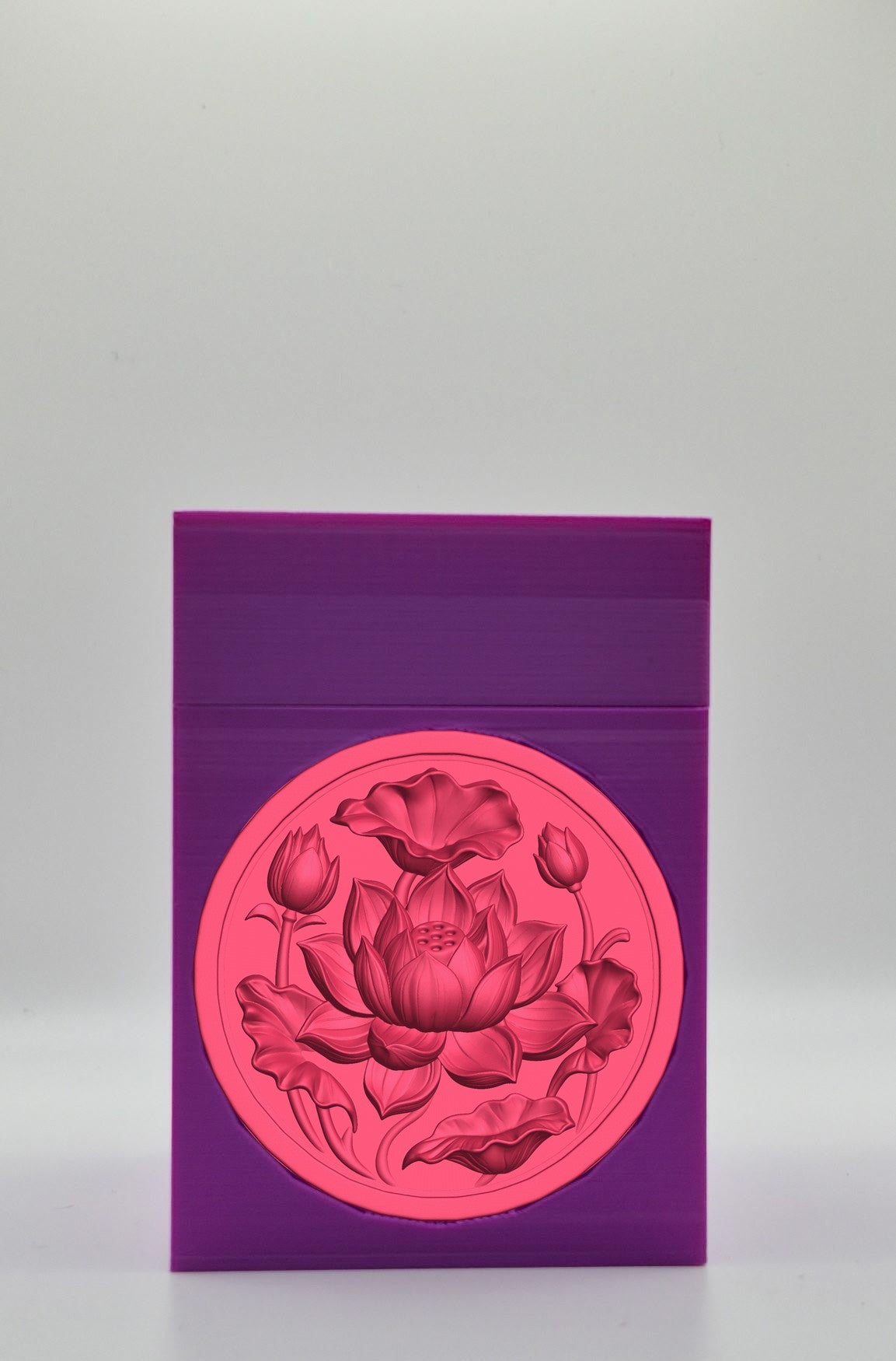 Lotus Card Box — Purple