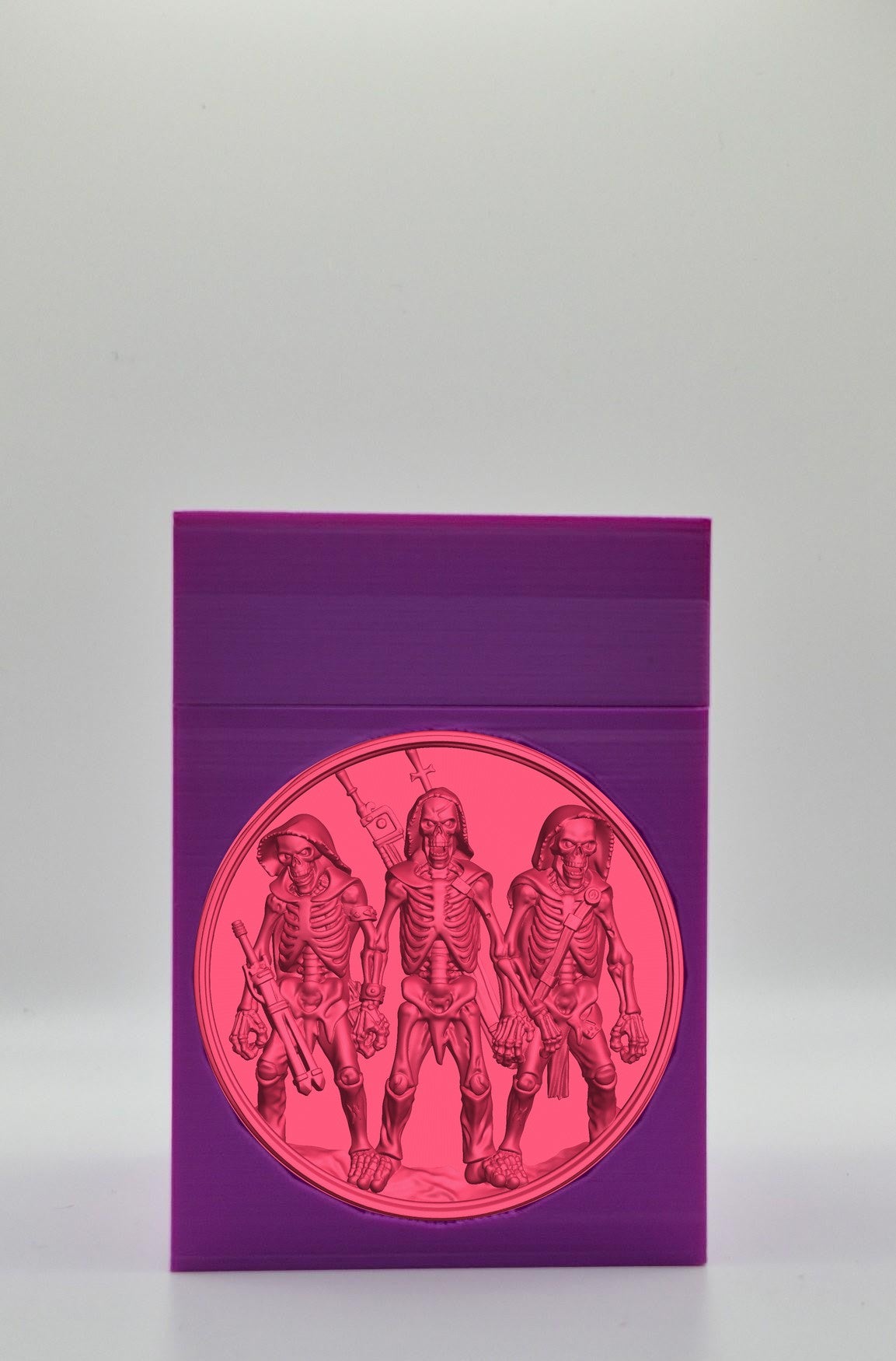 Skeleton Army Card Box — Purple