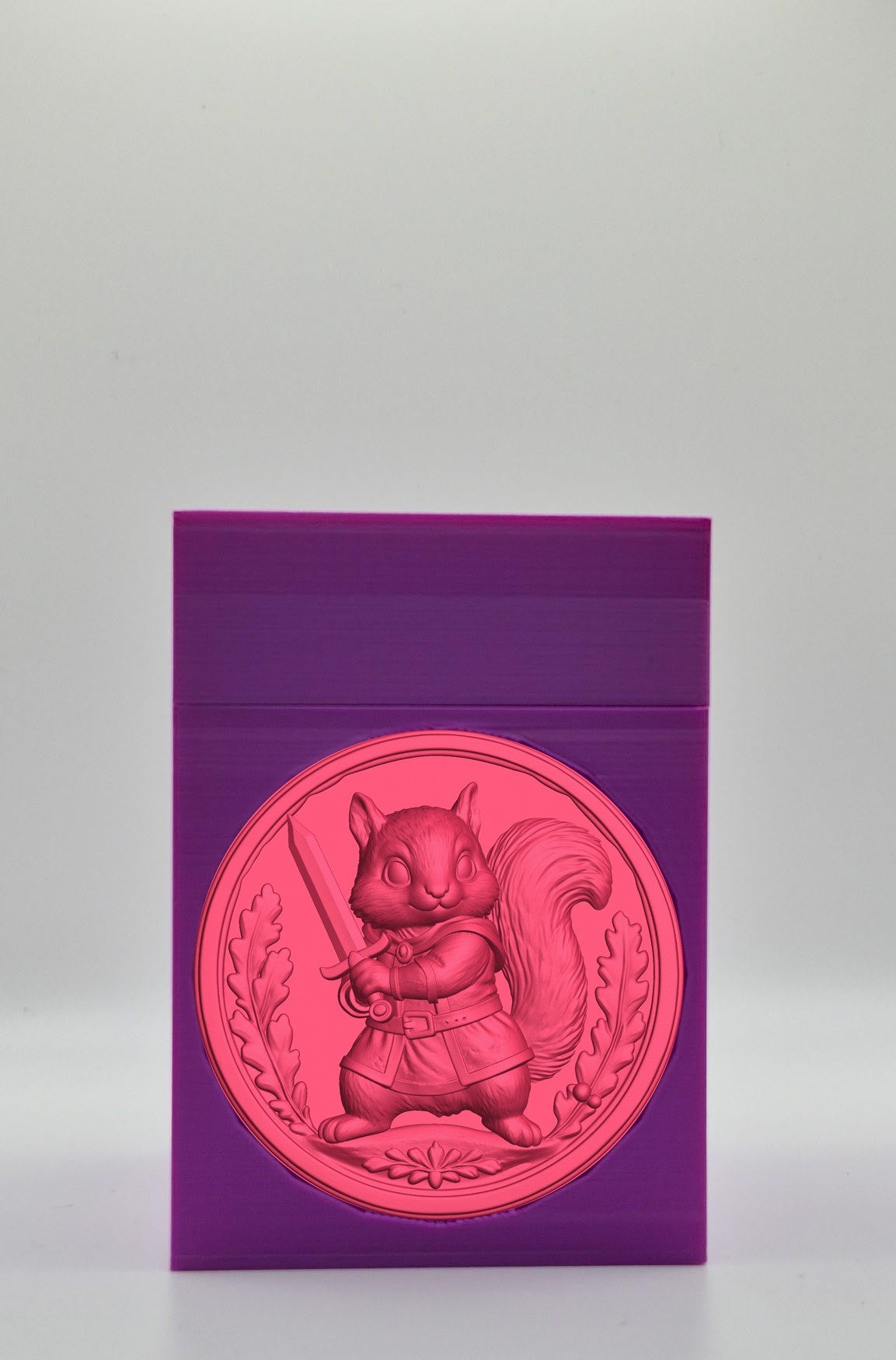 Squirrel Card Box — Purple