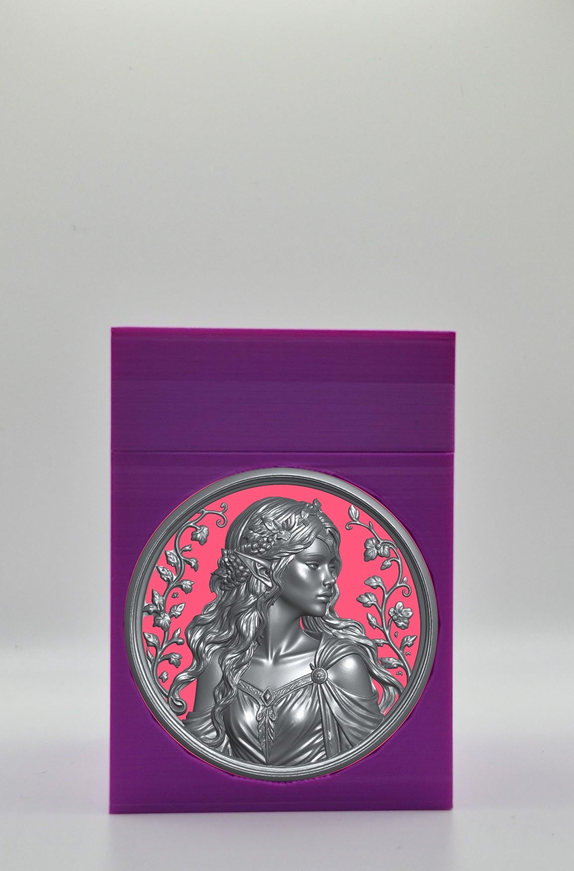 Elf Maiden Card Box — Purple
