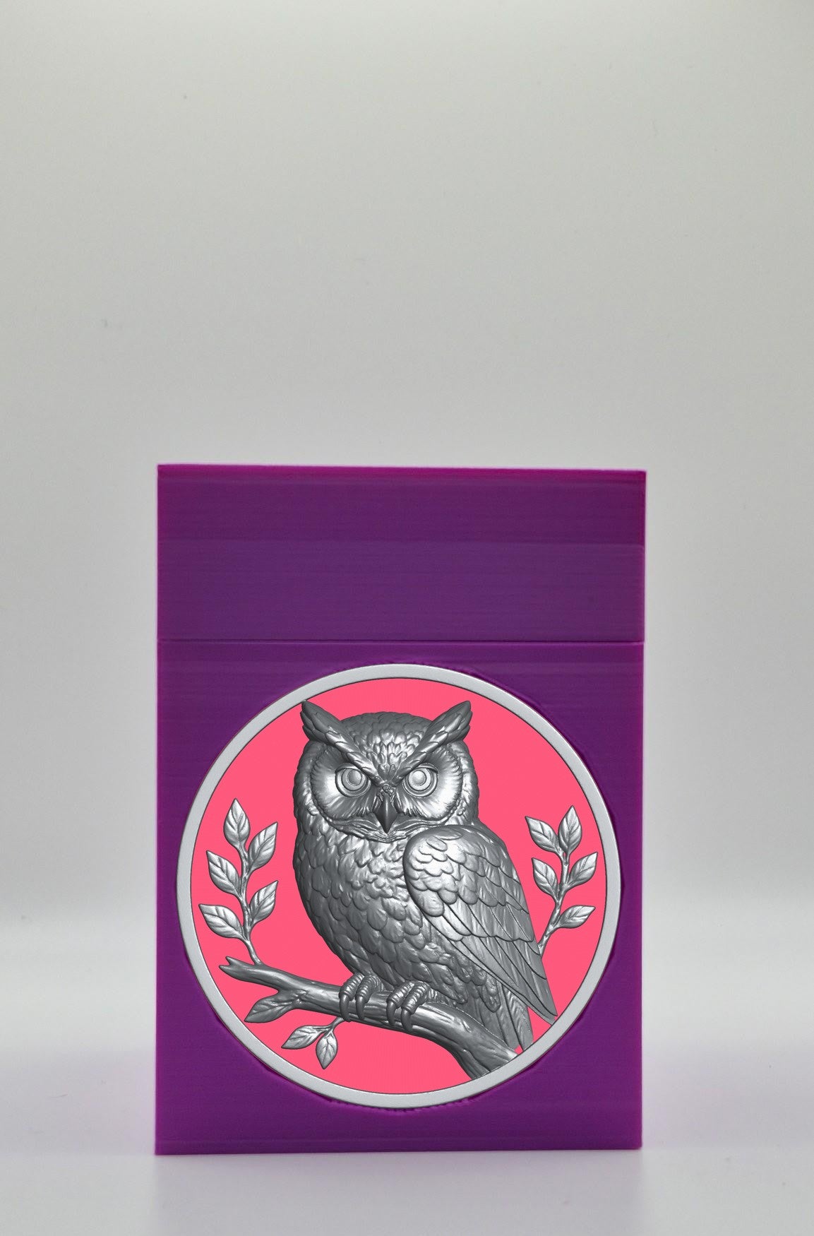 Owl Card Box — Purple