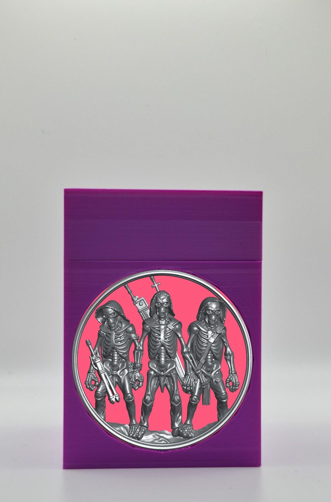 Skeleton Army Card Box — Purple