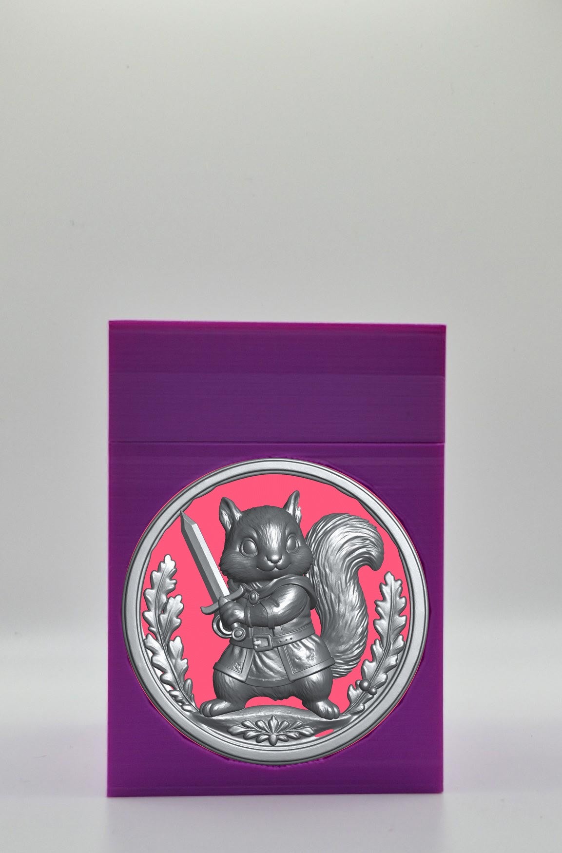 Squirrel Card Box — Purple
