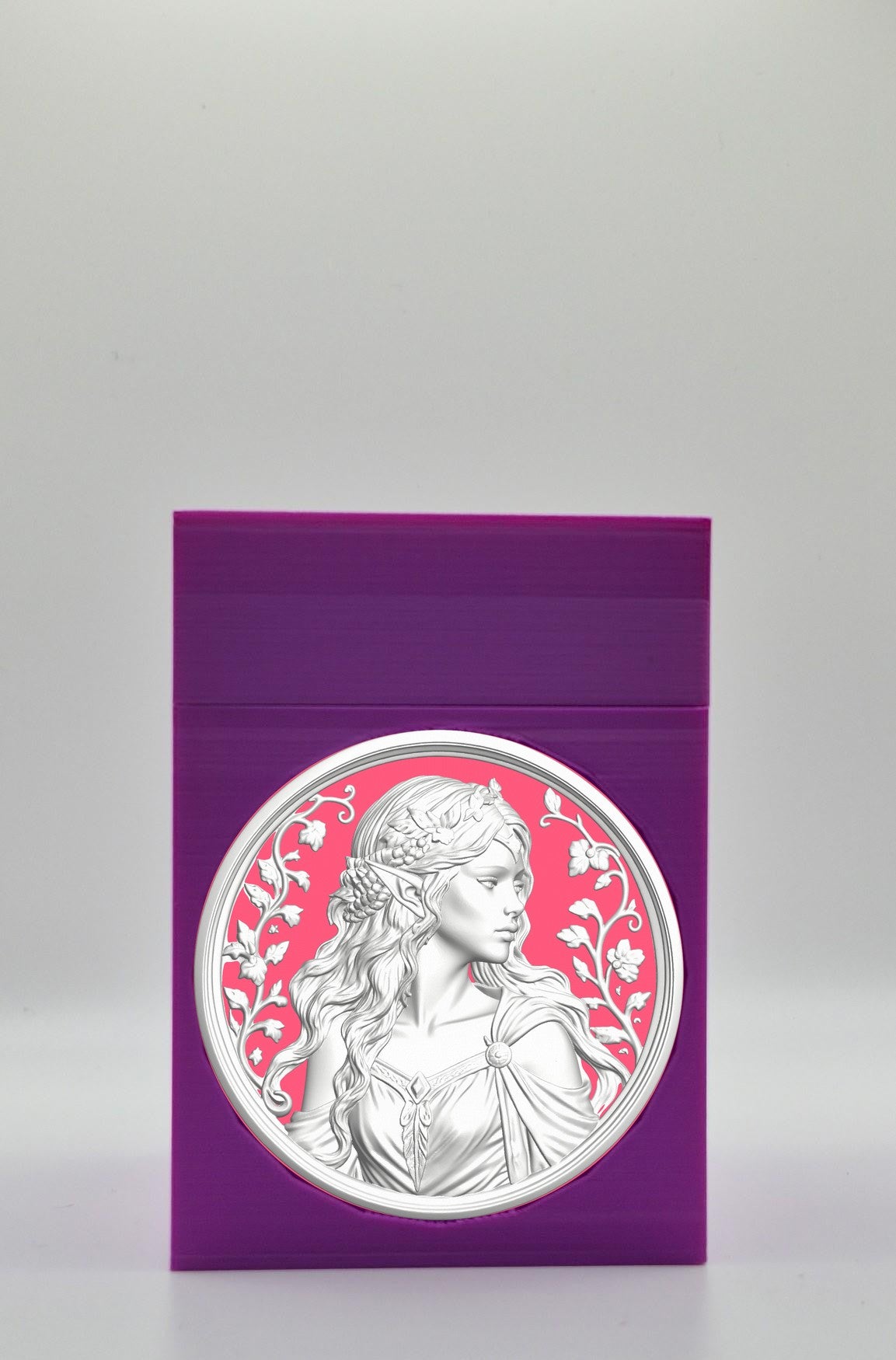 Elf Maiden Card Box — Purple
