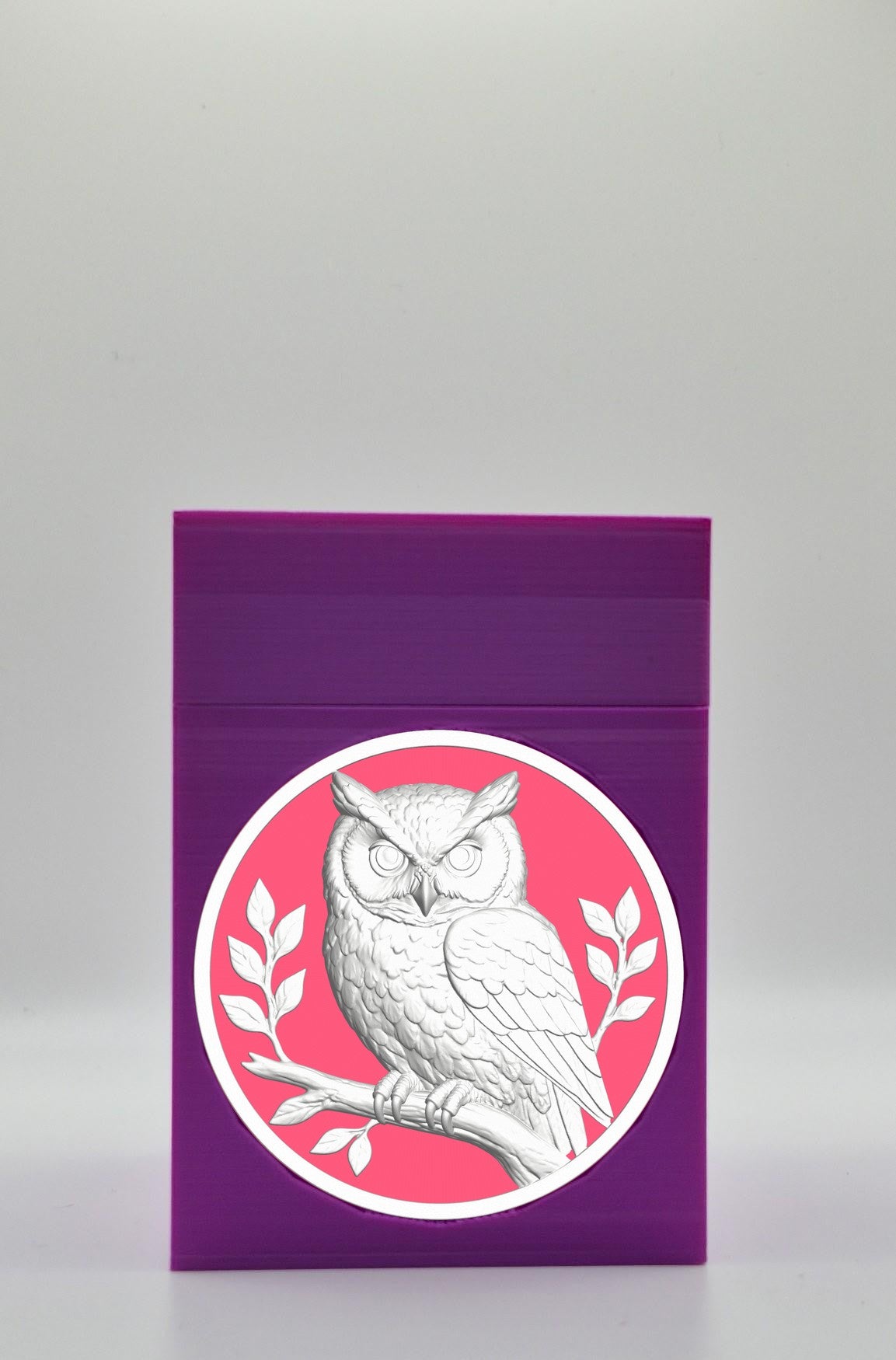 Owl Card Box — Purple