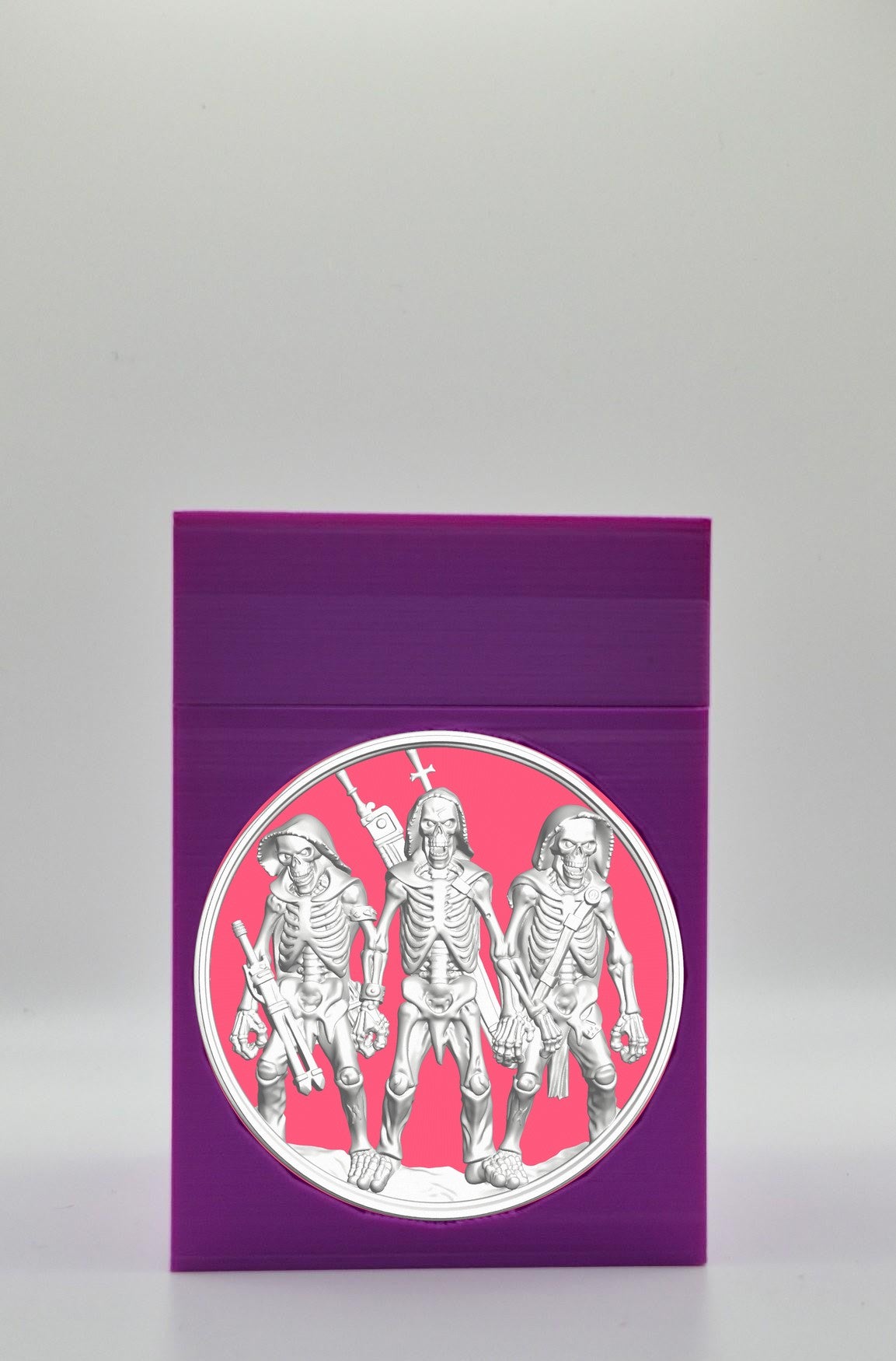 Skeleton Army Card Box — Purple