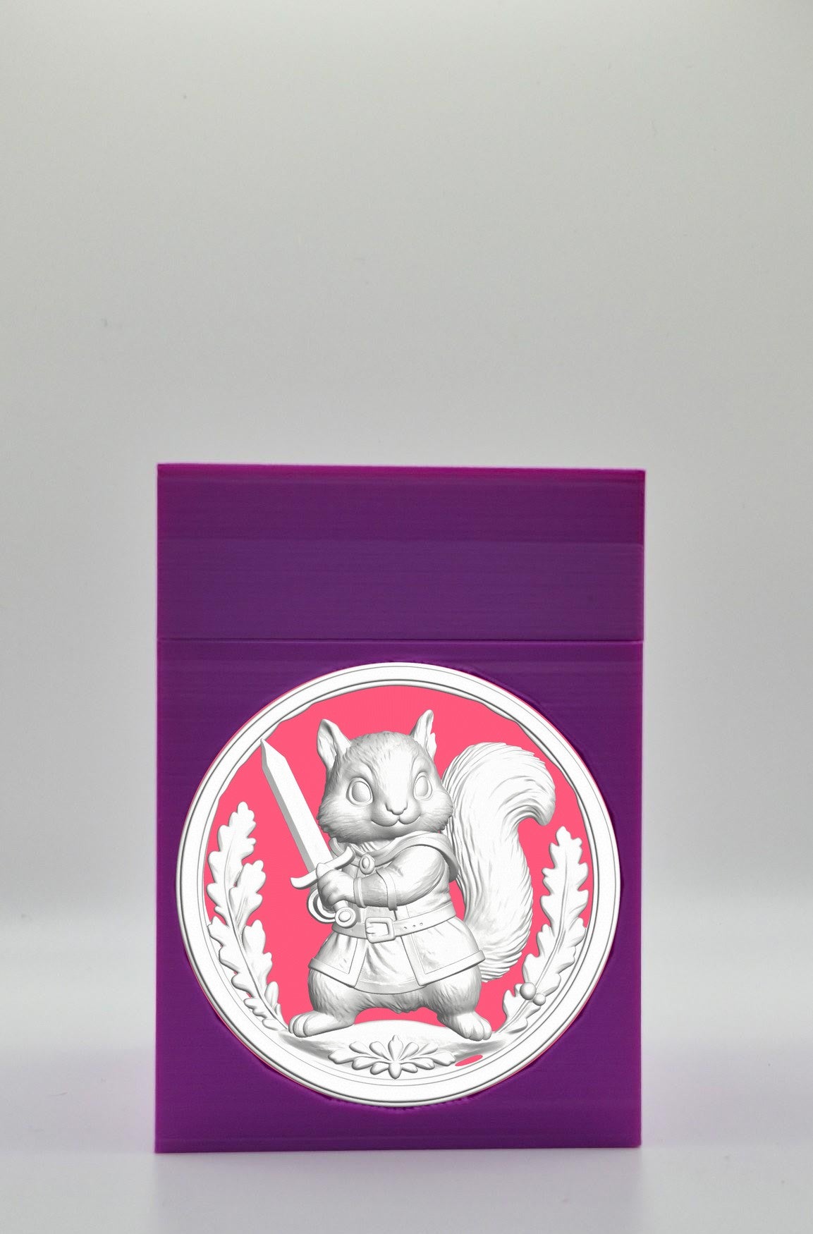 Squirrel Card Box — Purple