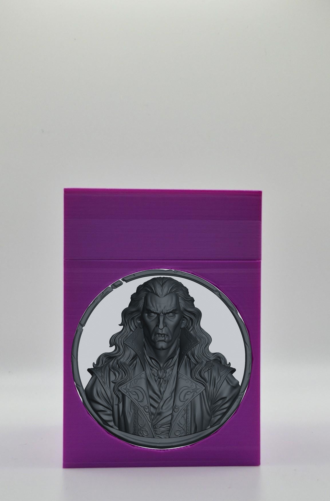 Gothic Vampire Card Box — Purple
