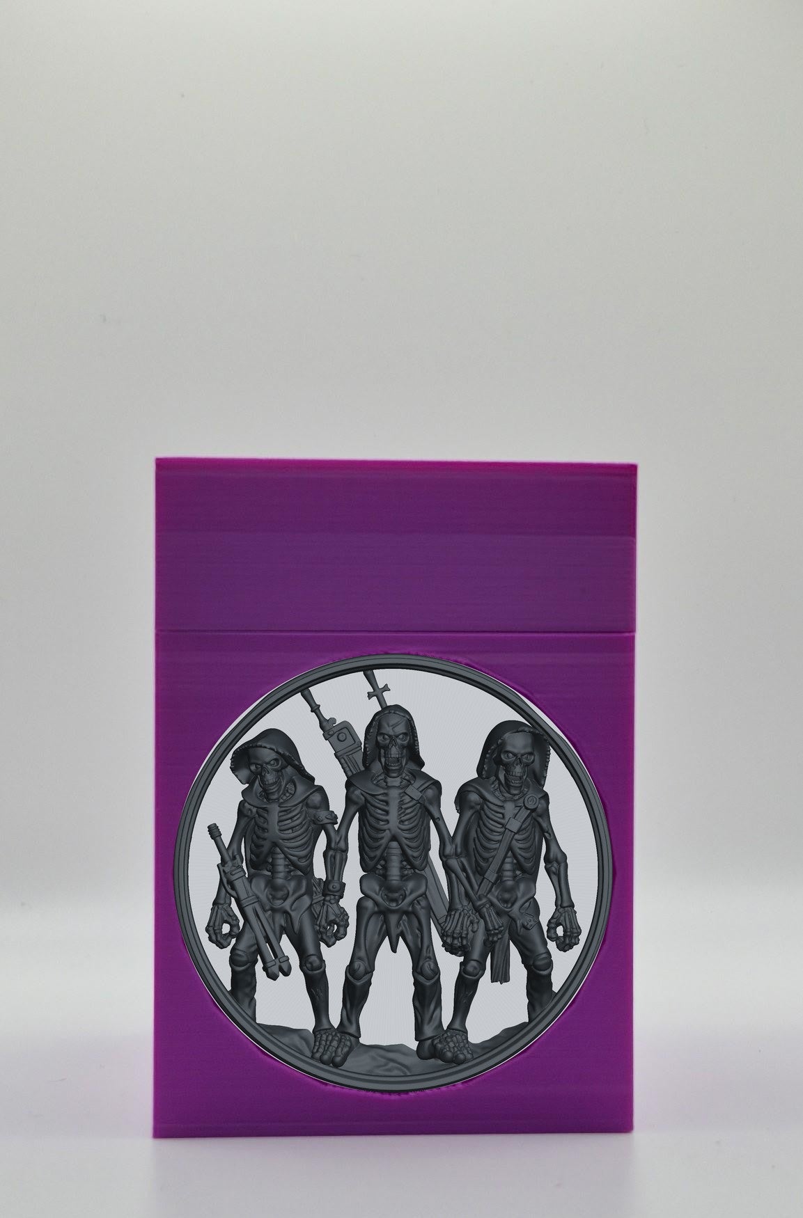 Skeleton Army Card Box — Purple