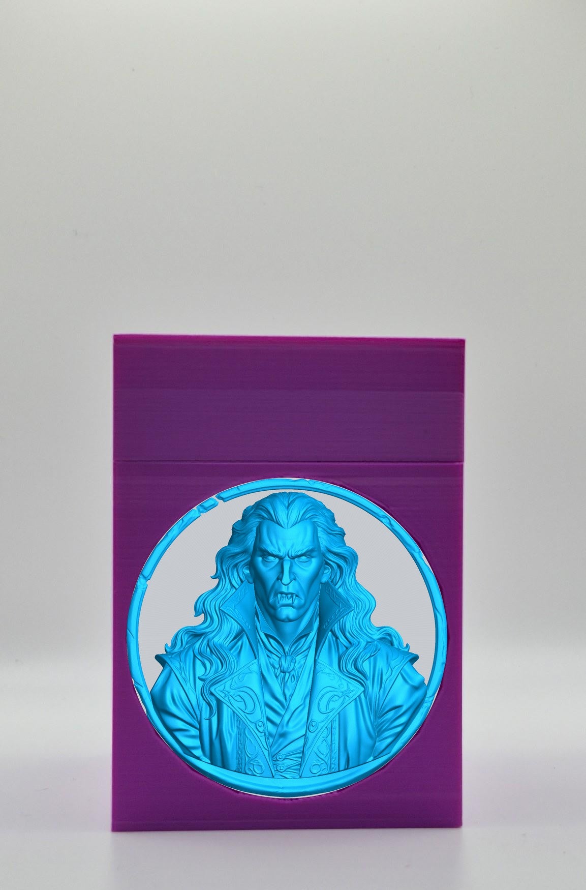 Gothic Vampire Card Box — Purple