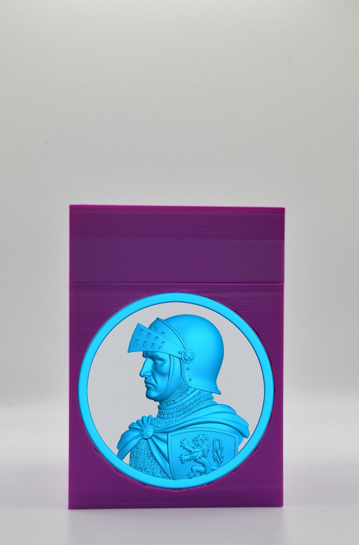 Knight Card Box — Purple