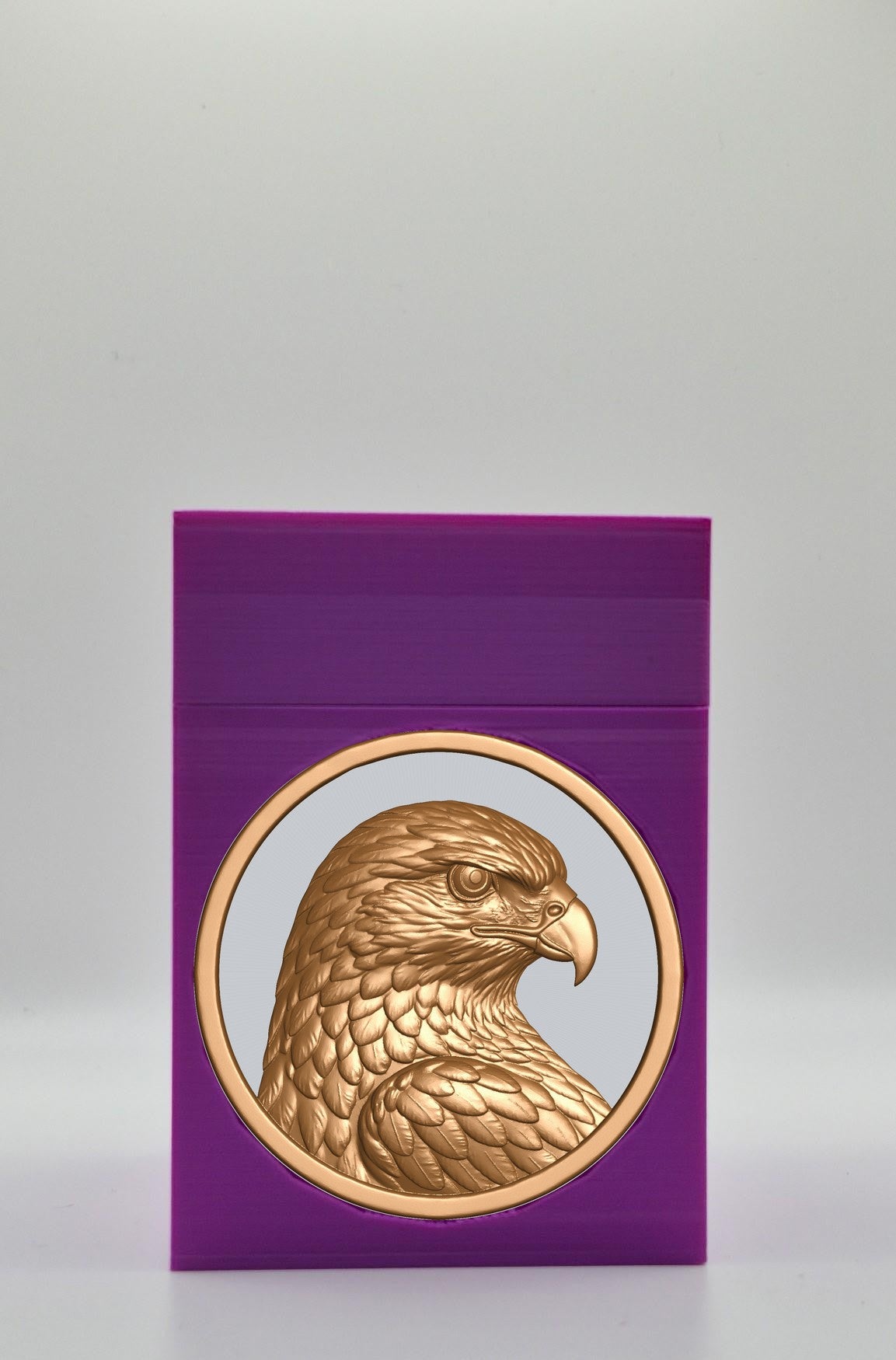 Eagle Card Box — Purple