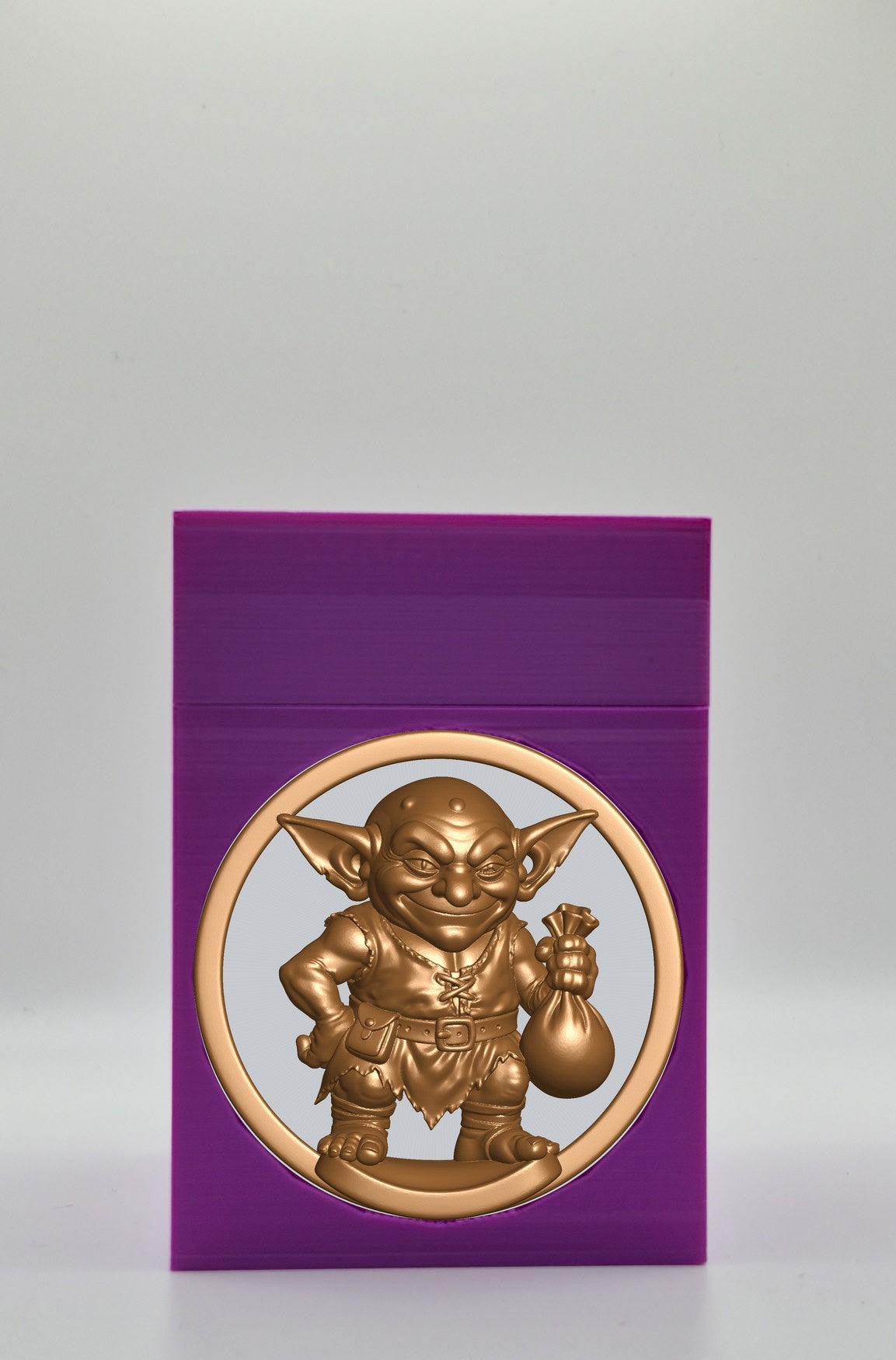 Greedy Goblin Card Box — Purple