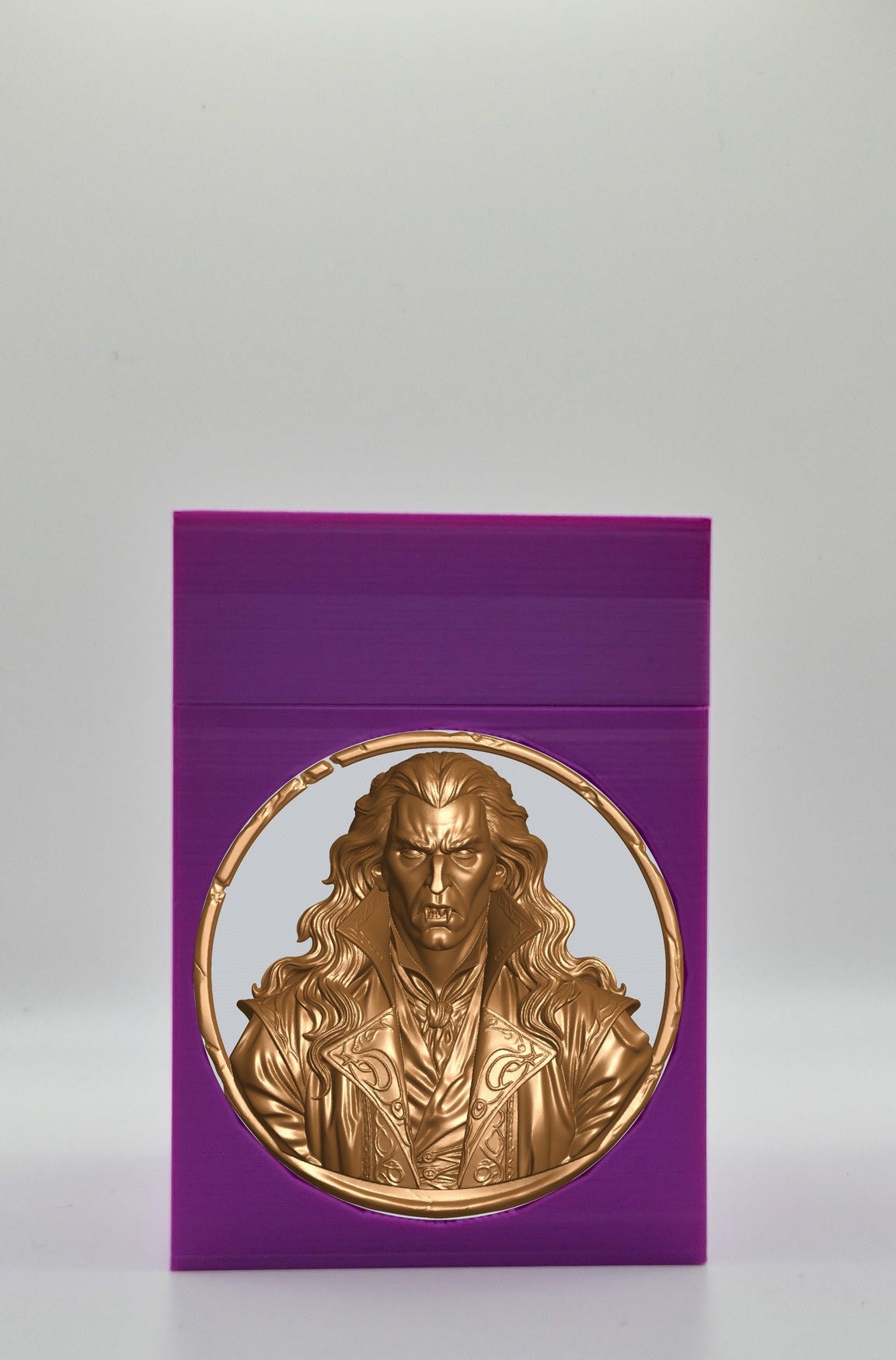 Gothic Vampire Card Box — Purple