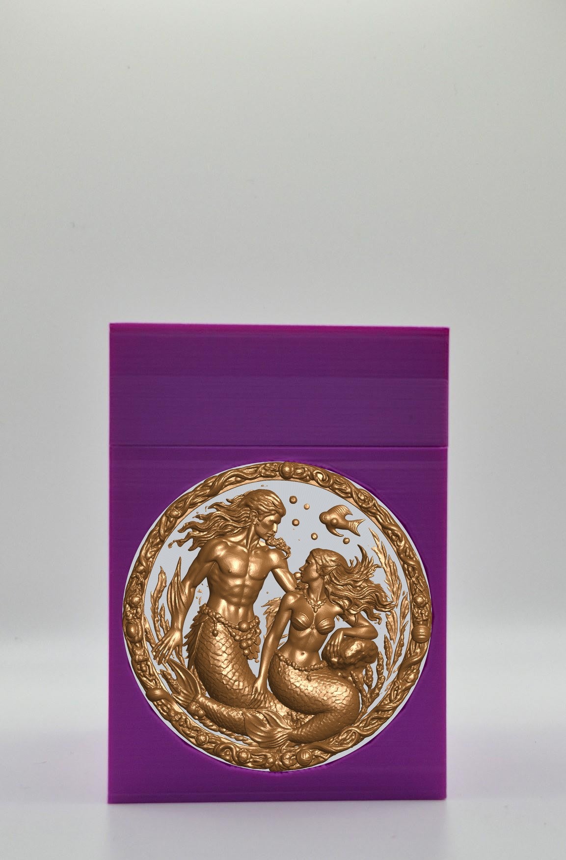 Merfolk Card Box — Purple