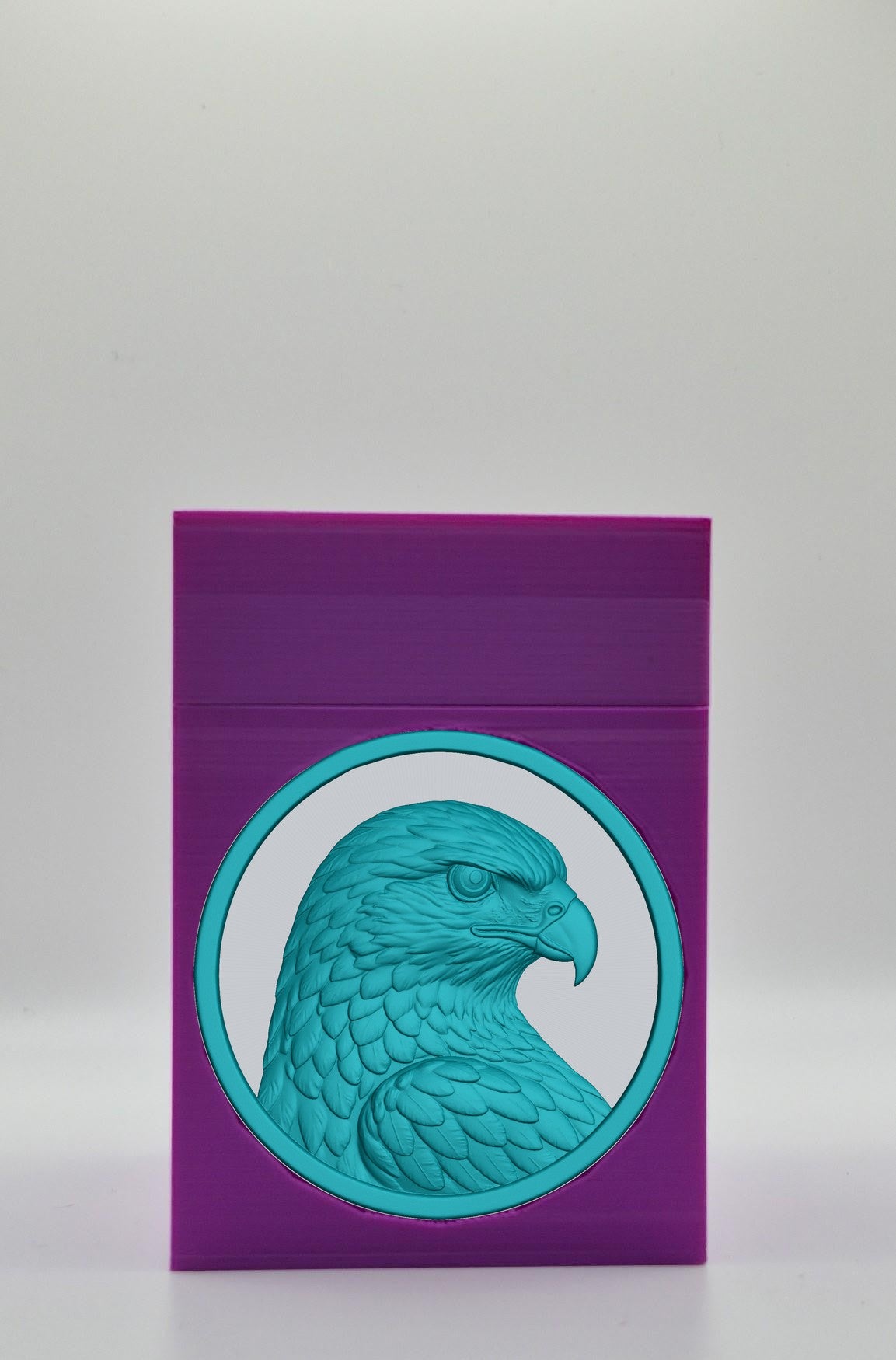 Eagle Card Box — Purple