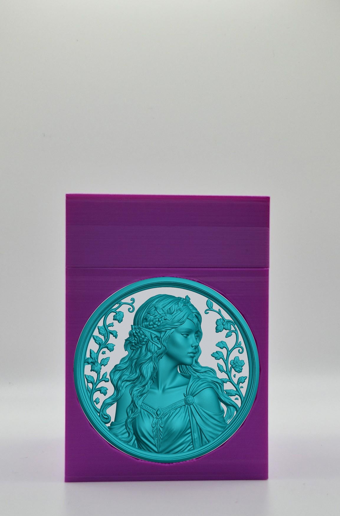Elf Maiden Card Box — Purple