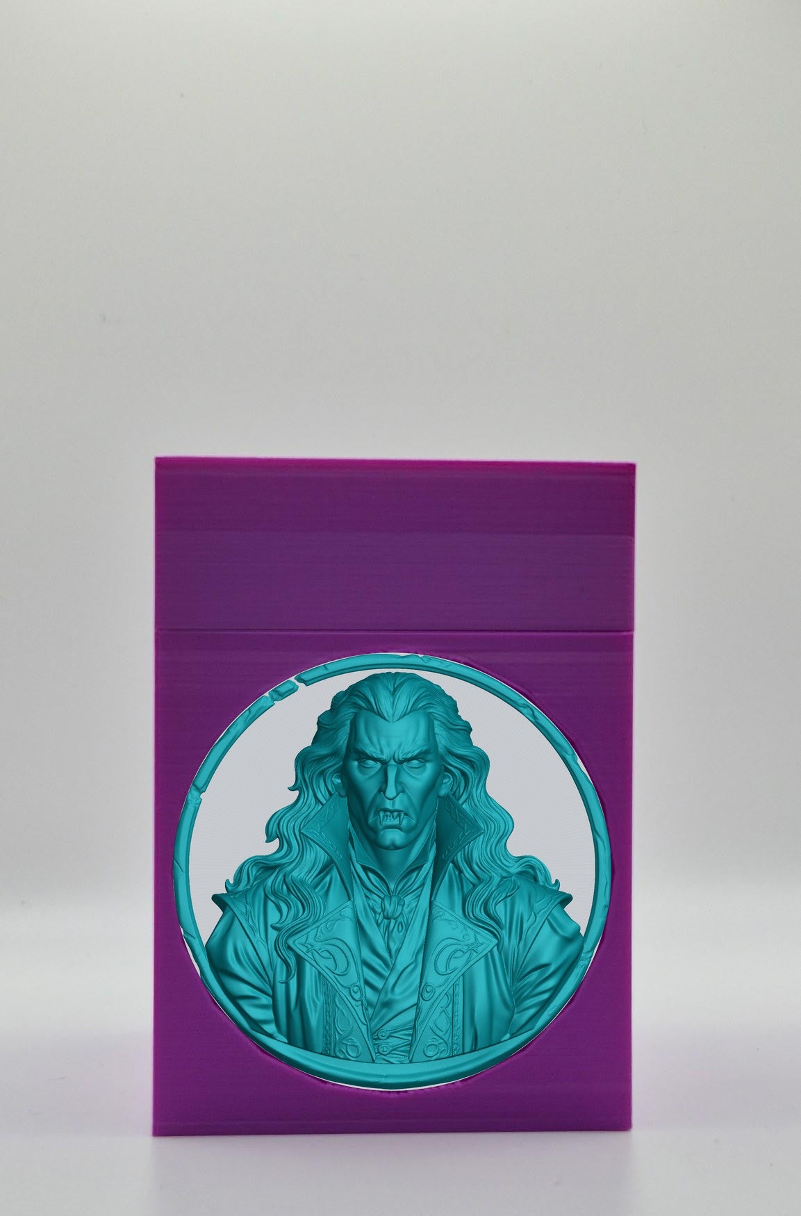 Gothic Vampire Card Box — Purple