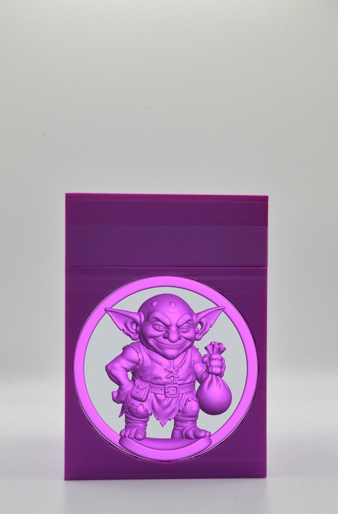 Greedy Goblin Card Box — Purple