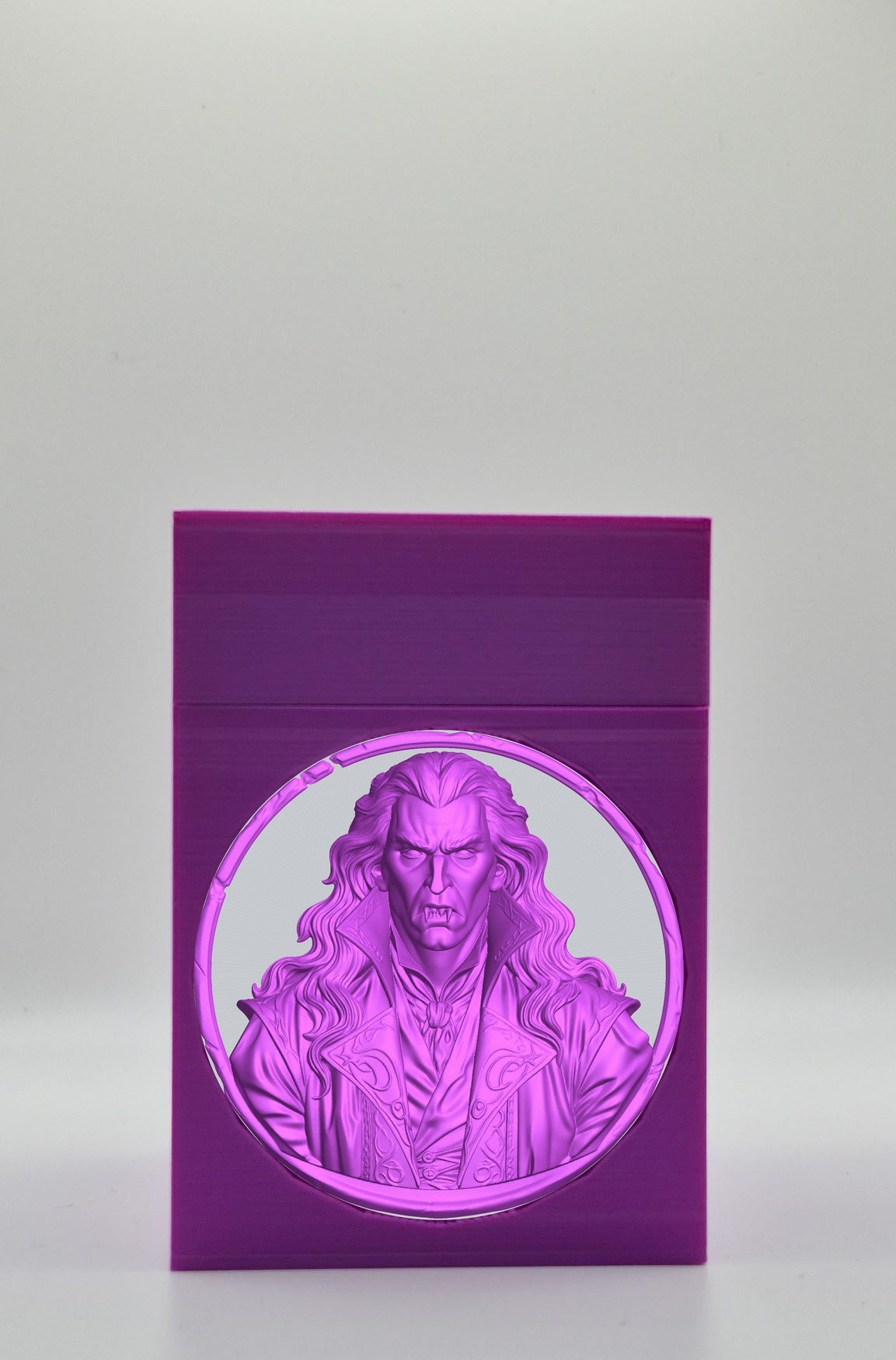 Gothic Vampire Card Box — Purple