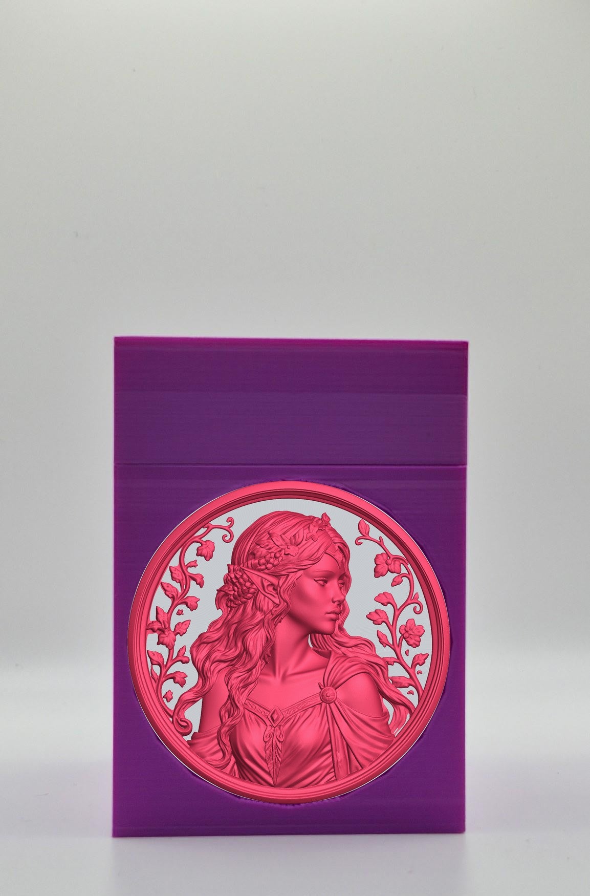 Elf Maiden Card Box — Purple