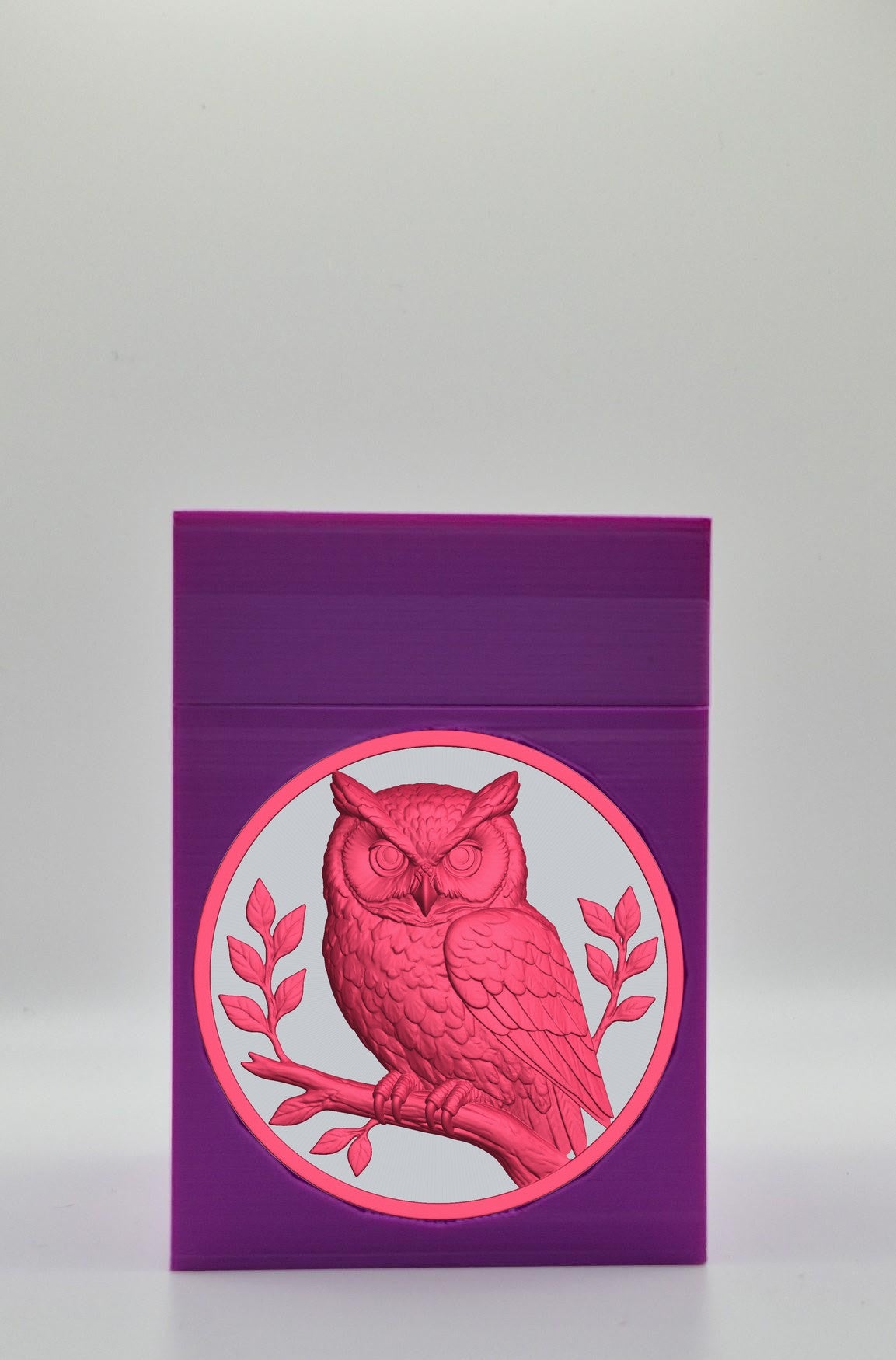Owl Card Box — Purple