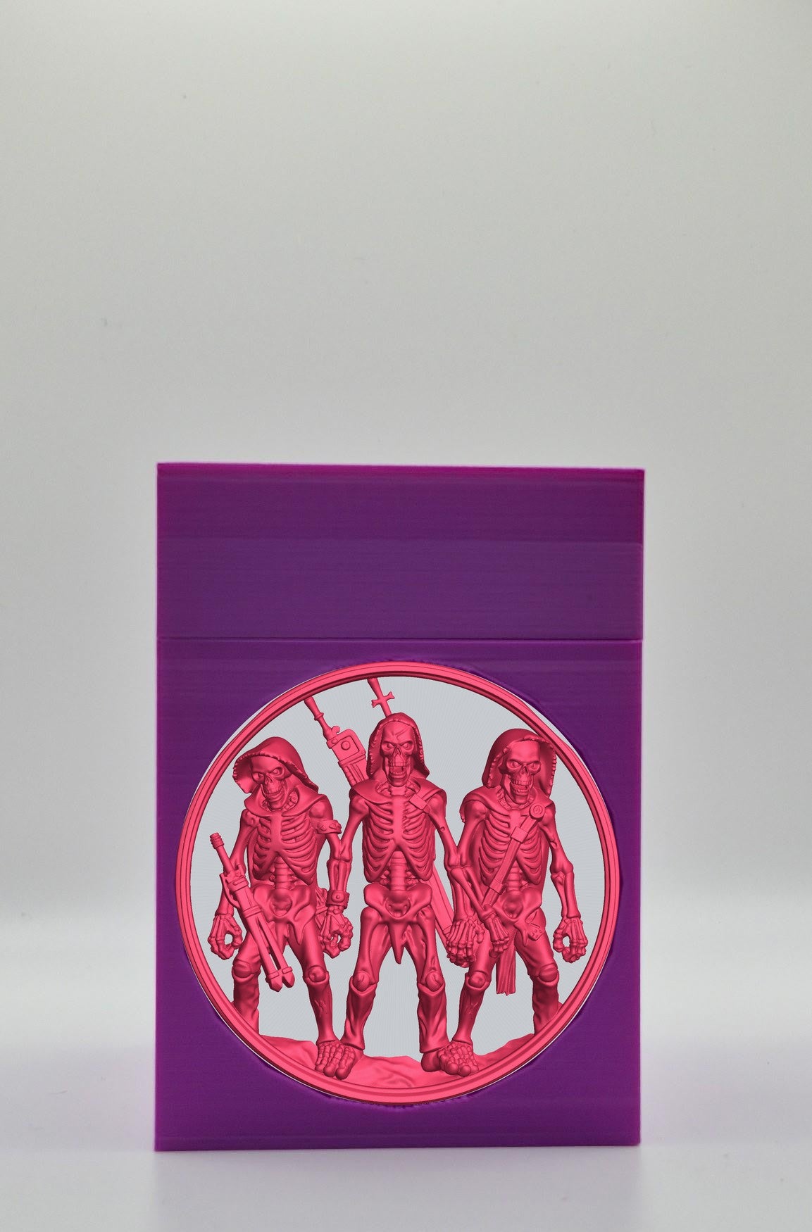 Skeleton Army Card Box — Purple