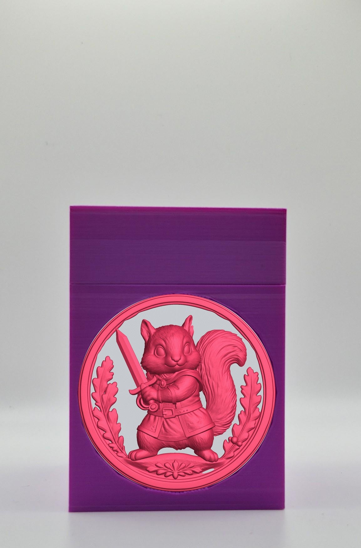 Squirrel Card Box — Purple