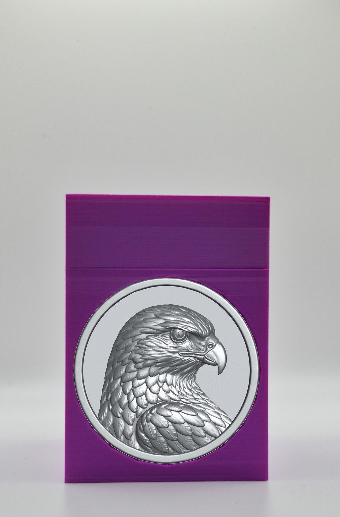 Eagle Card Box — Purple
