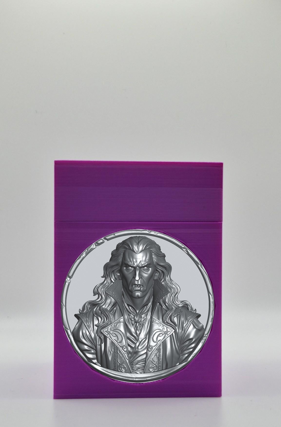 Gothic Vampire Card Box — Purple