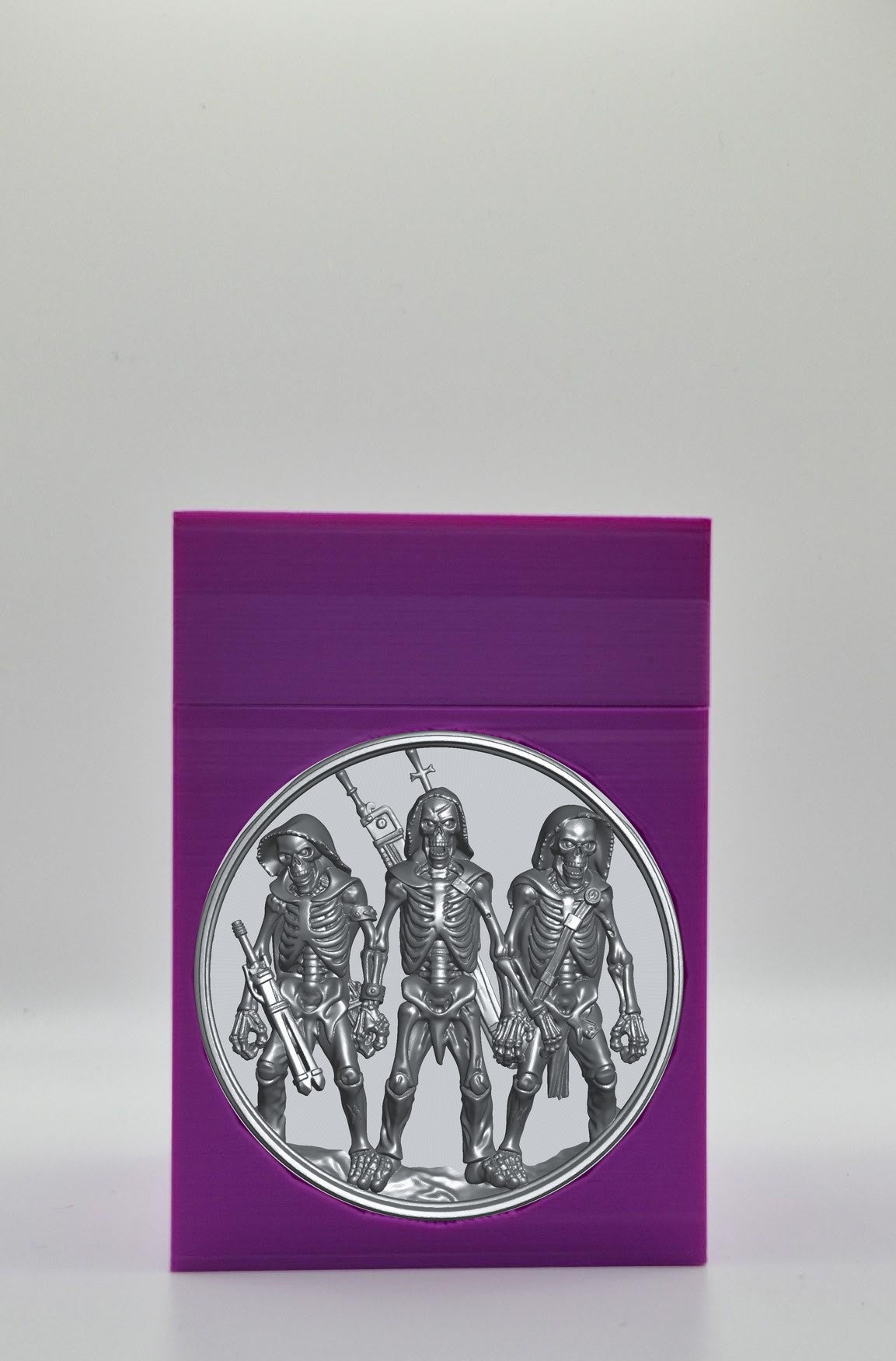 Skeleton Army Card Box — Purple