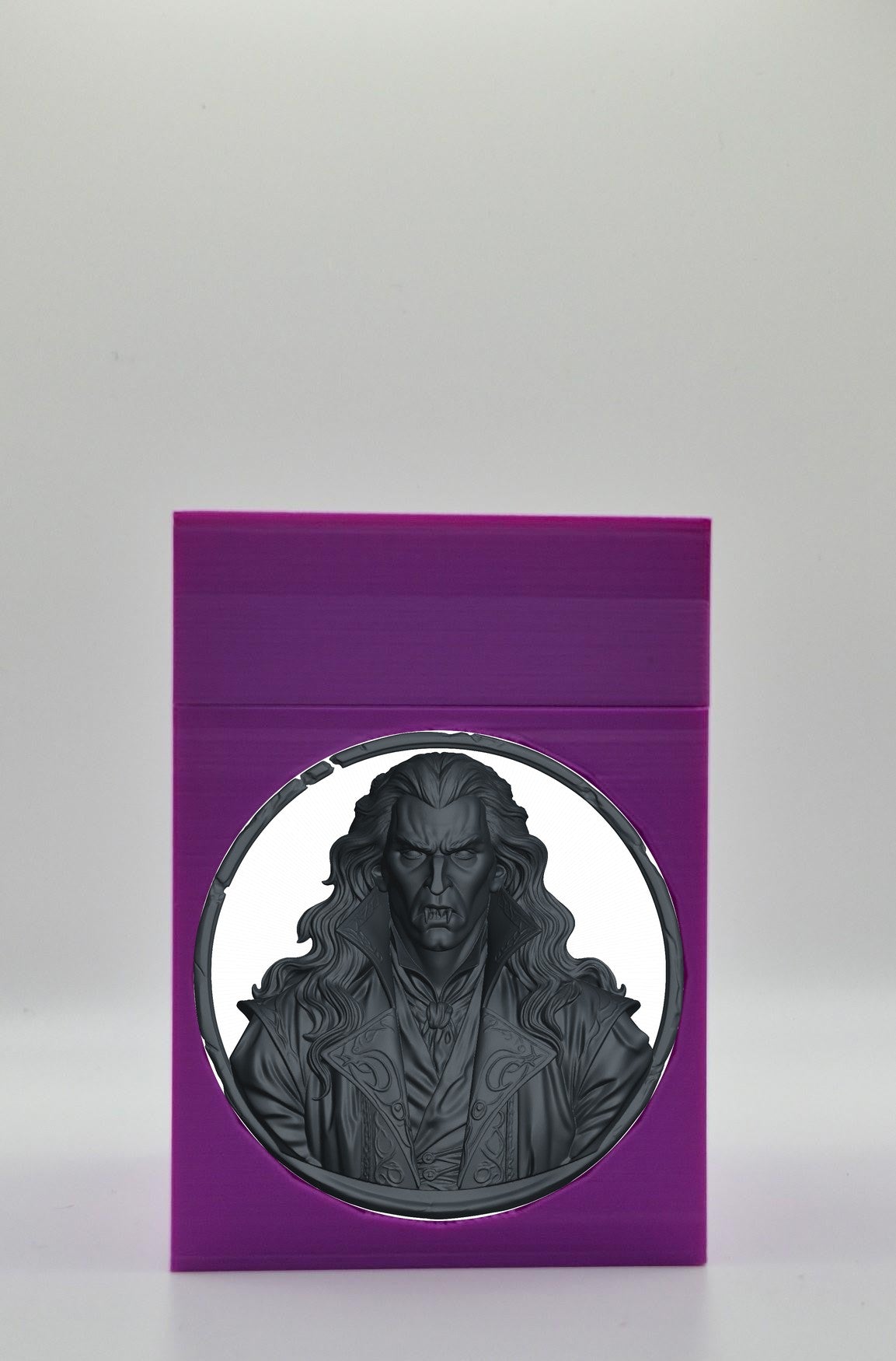 Gothic Vampire Card Box — Purple